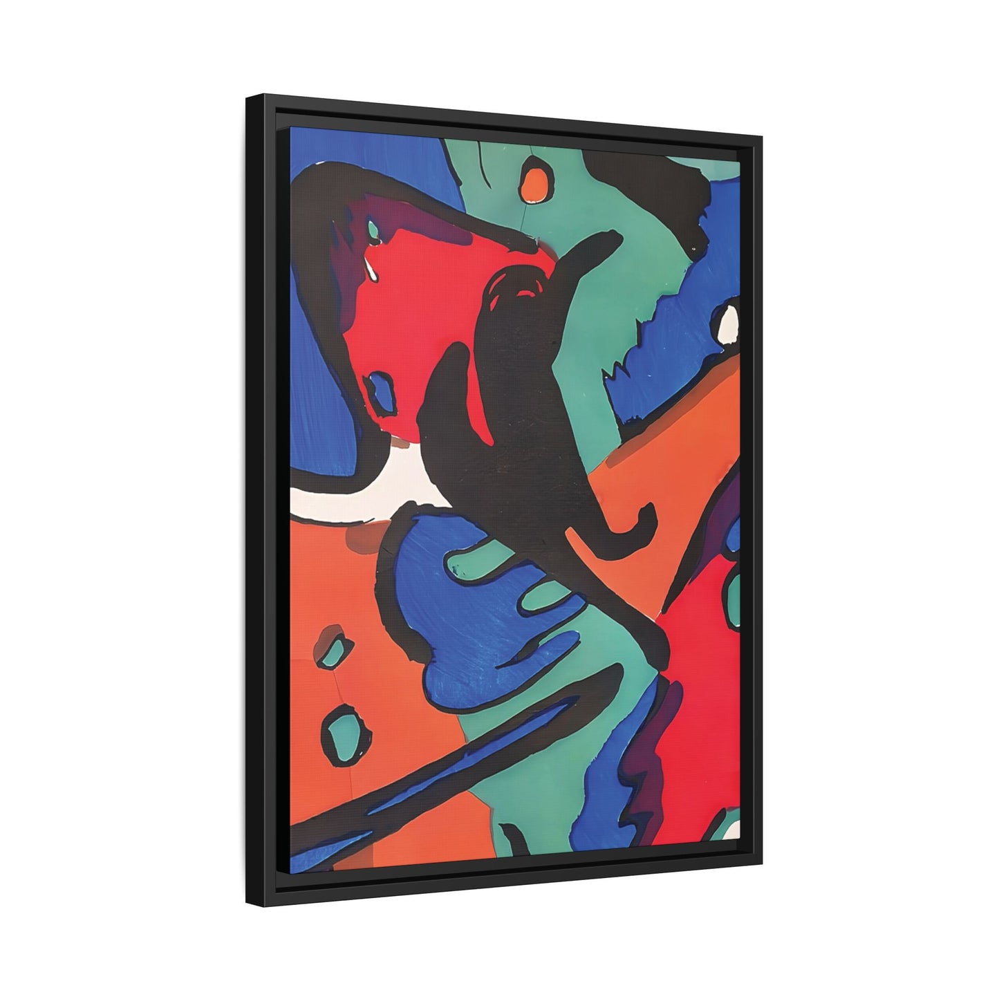 Wassily Kandinsky / Le Cavalier Bleu (1912) / Toile encadrée sur caisse américaine
