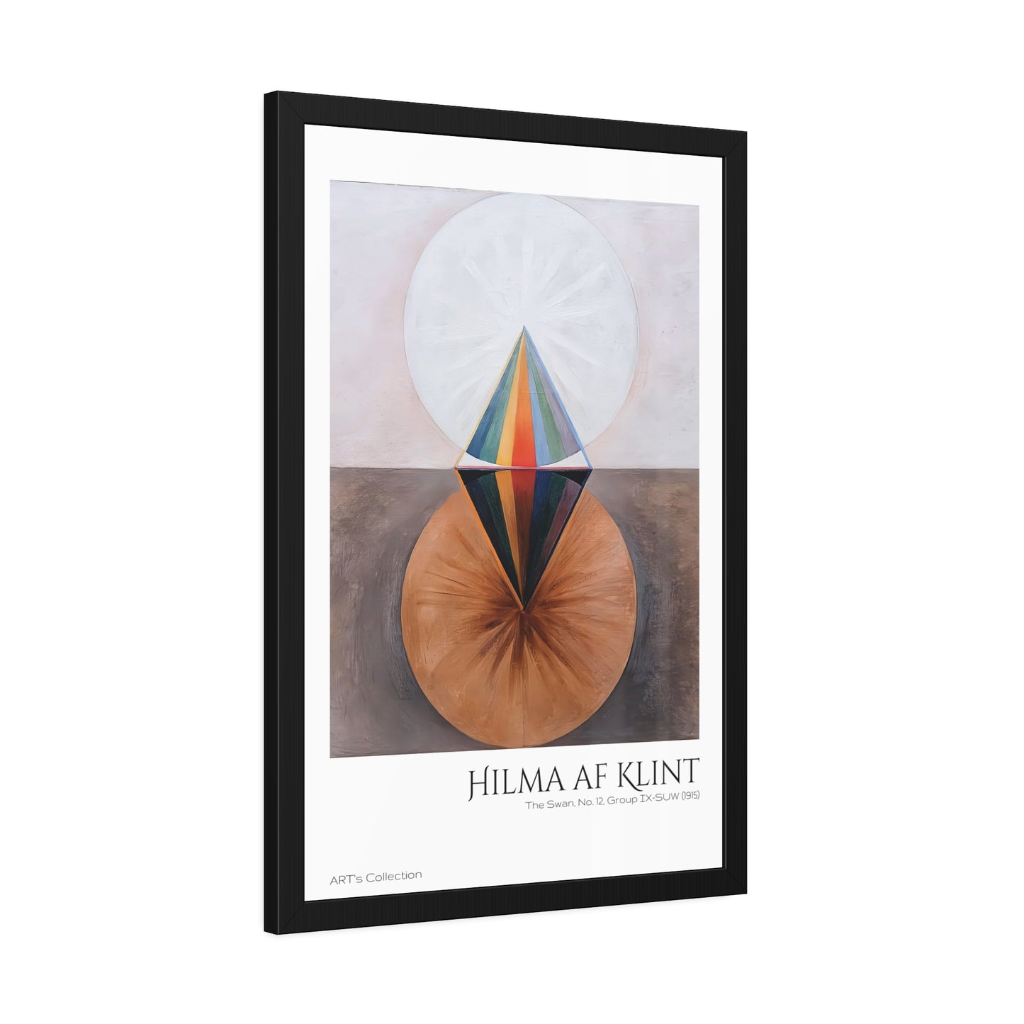 The Swan, No. 12, Group IX-SUW (1915) by Hilma af Klint / Affiche Encadrée série ART's Collection