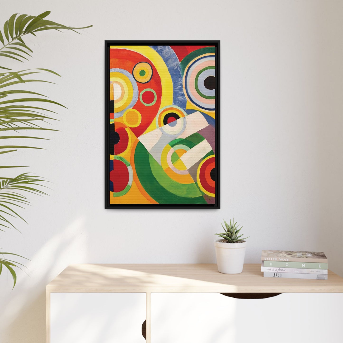 Rythme, Joie de vivre (1930) by Robert Delaunay / Toile encadrée sur caisse américaine