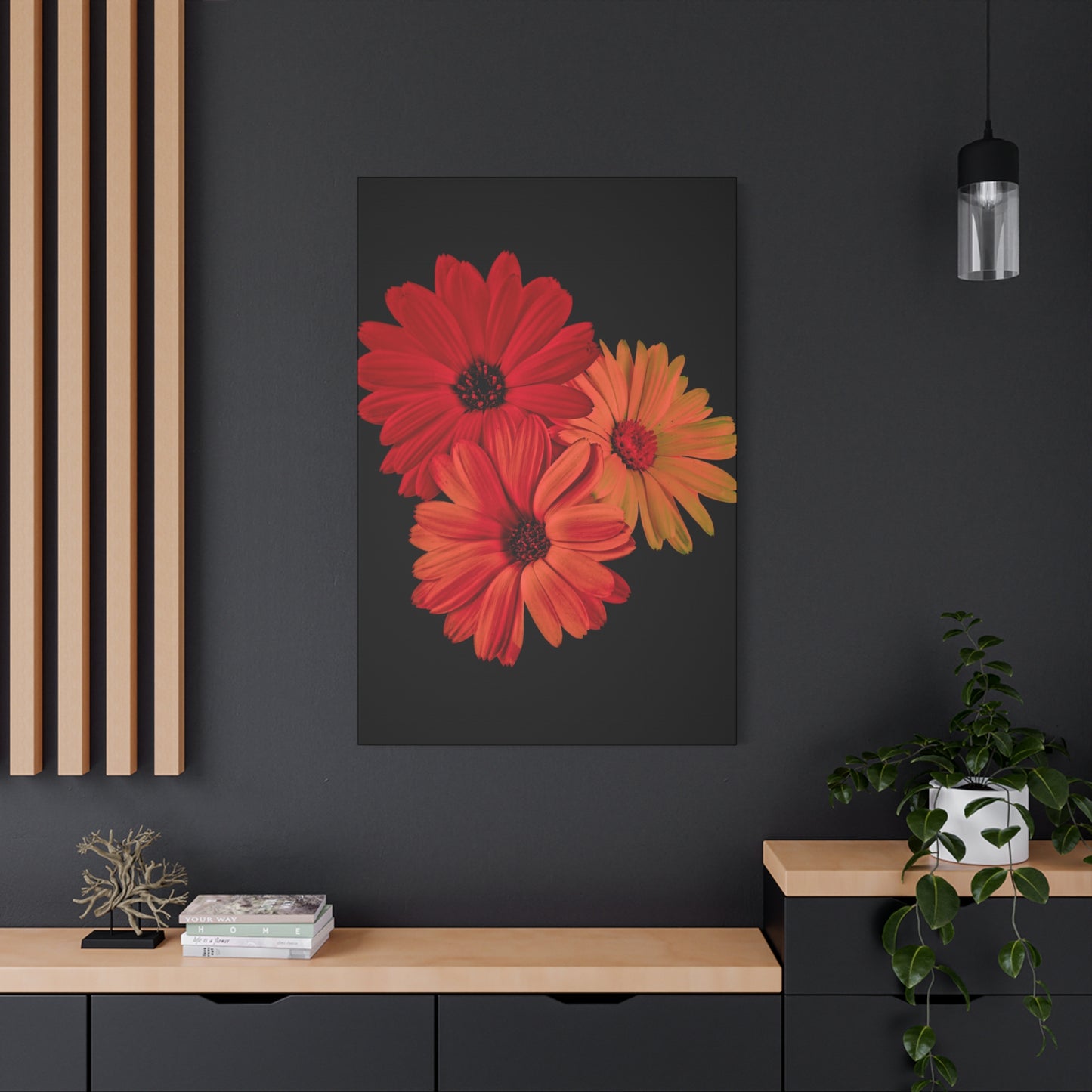 Collection Signature "FLORAL Numéro 1" sur Toile Fine Art sur Toile / Epaisseur 3,2cm - 1'25 po