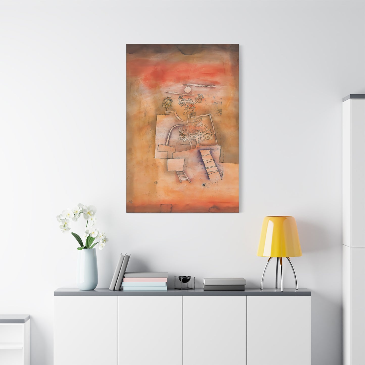 Tree Culture (1924) by Paul Klee / Reproduction Fine Art sur Toile / Epaisseur 3.2 cm - 1.25 inch