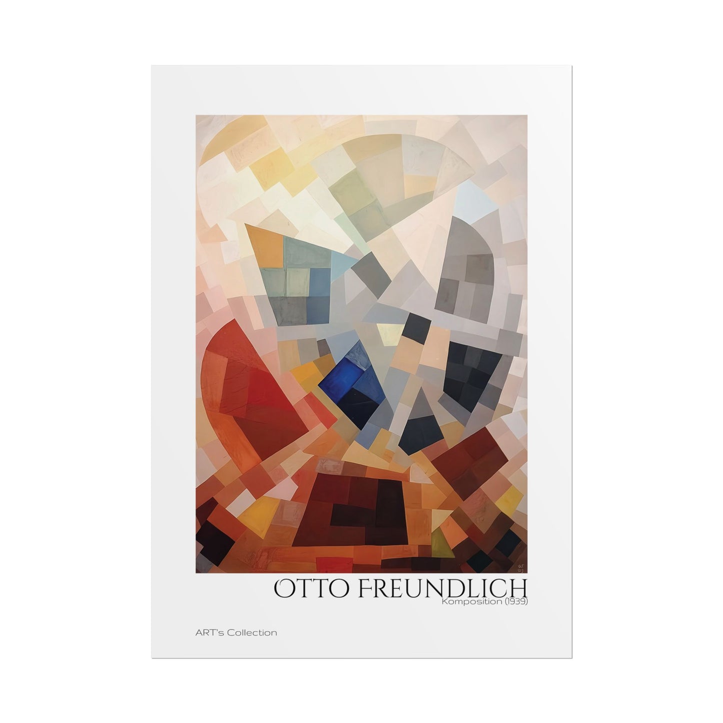 Komposition (1939) by Otto Freundlich / Affiche imprimée - Série ART's Collection