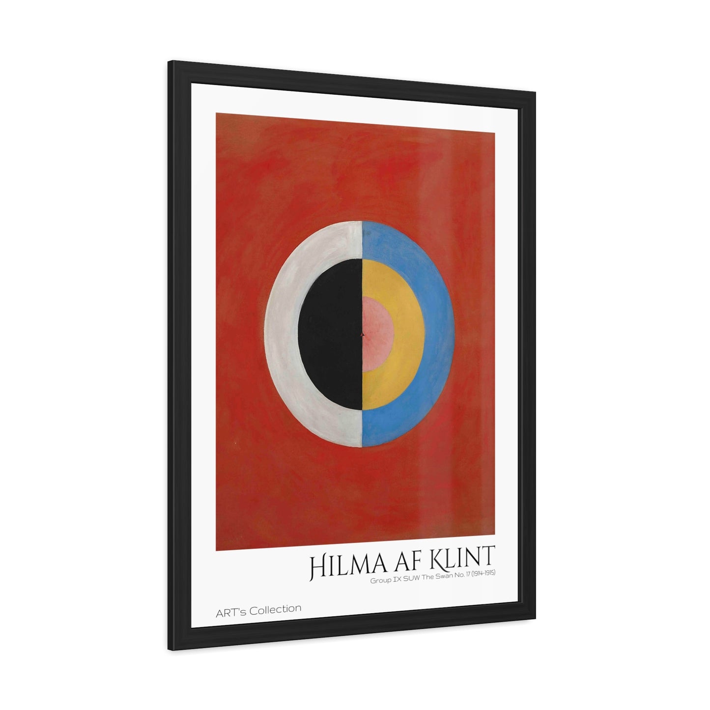 Group IX,SUW, No. 17. The Swan, No. 17 (1914-1915) by Hilma af Klint / Affiche Encadrée série ART's Collection
