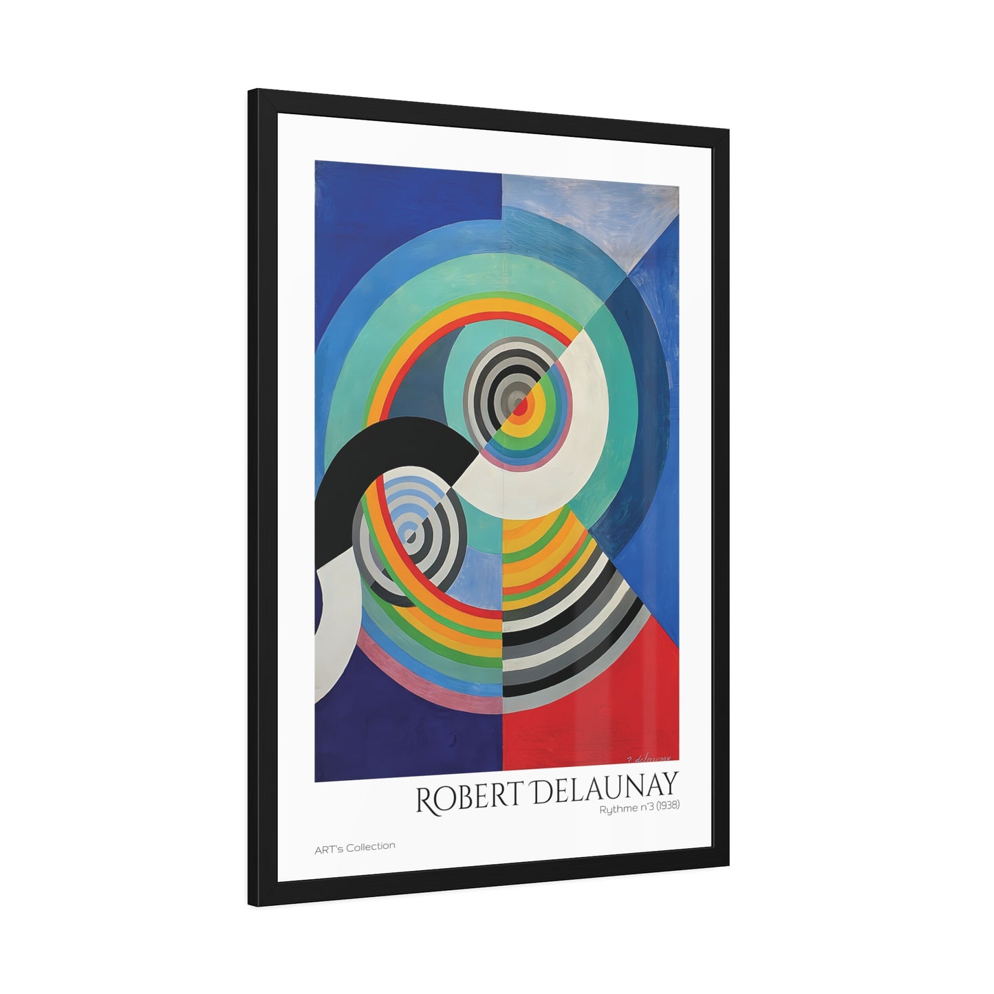 Rythme N.3 (1938) by Robert Delaunay / Affiche Encadrée série ART's Collection