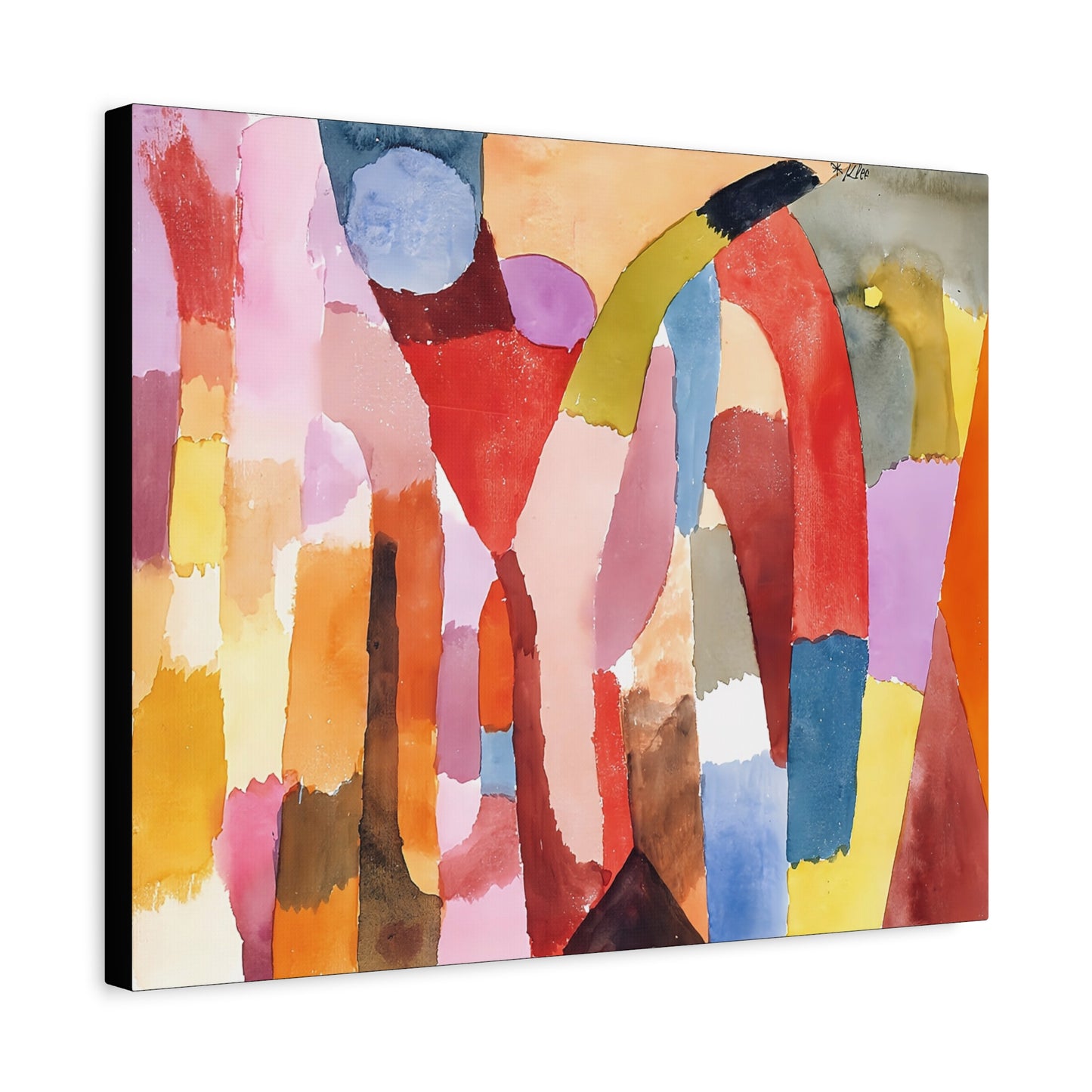 Movement of Vaulted Chambers (1915) by Paul Klee / Reproduction Fine Art sur Toile / Epaisseur 3,2cm - 1'25 po