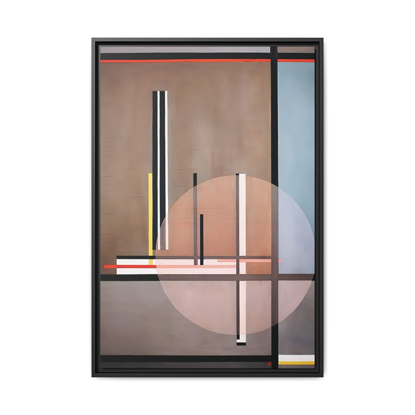 Lis (1922) by László Moholy-Nagy / Toile encadrée sur caisse américaine