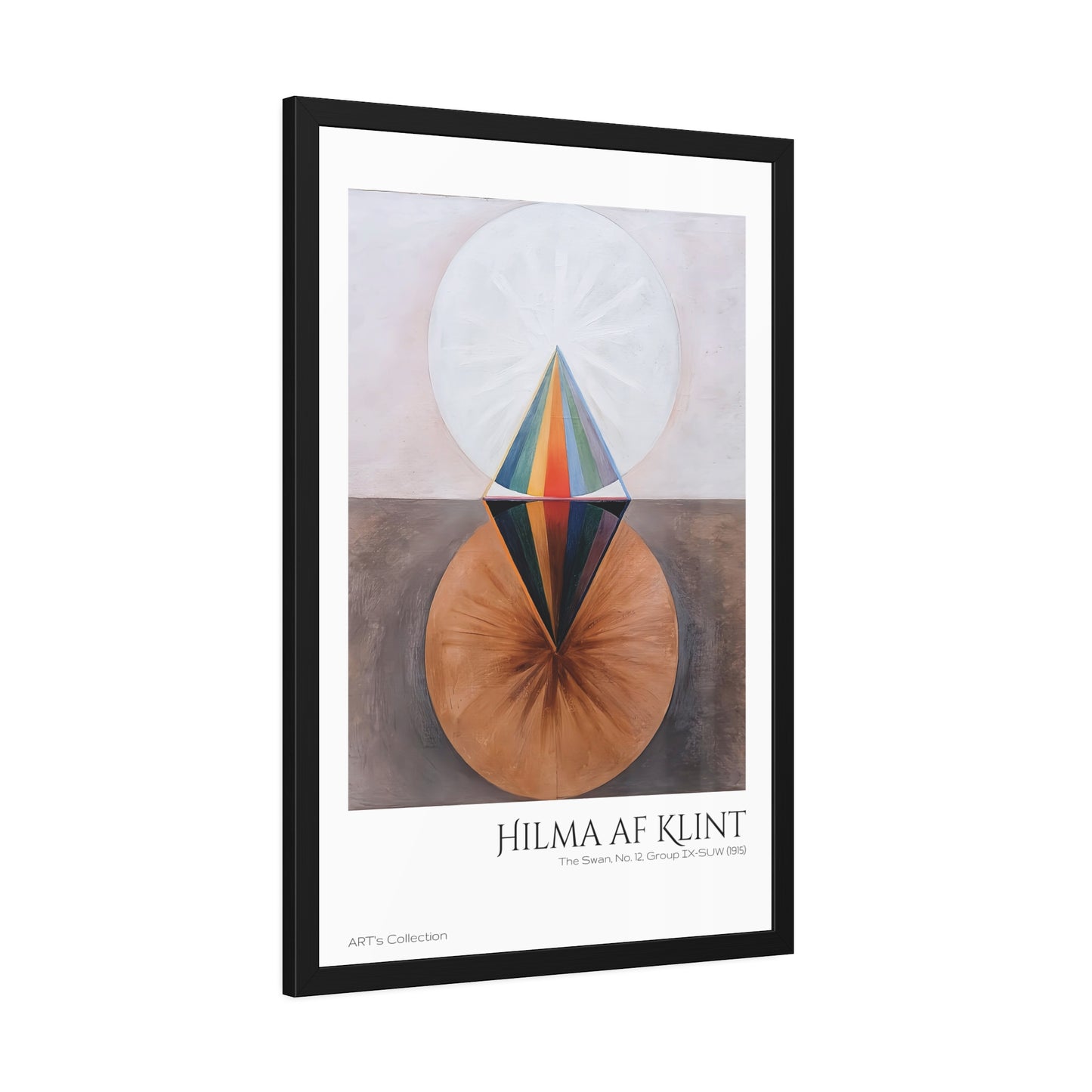 The Swan, No. 12, Group IX-SUW (1915) by Hilma af Klint / Affiche Encadrée série ART's Collection