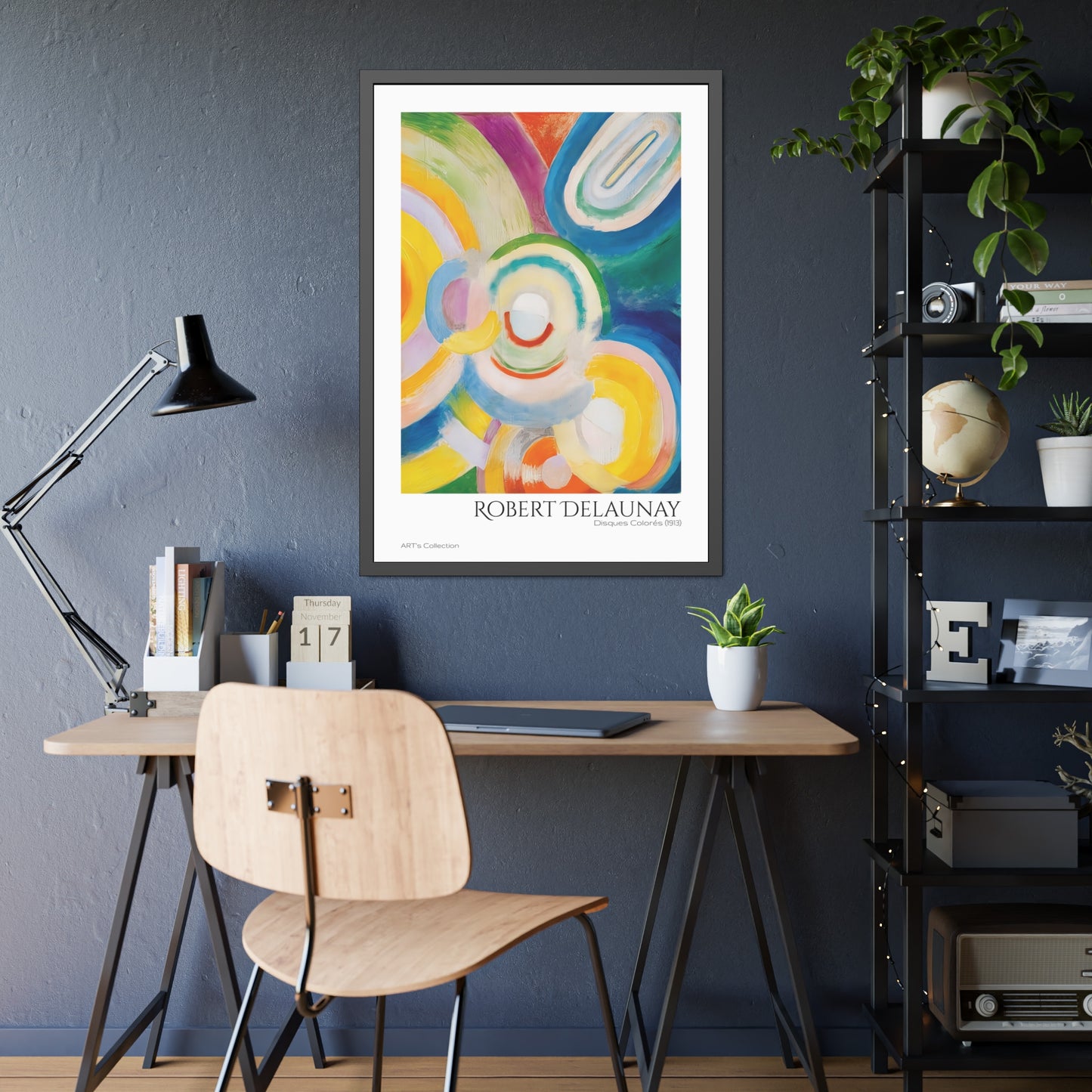 Disques Colorés (1913) by Robert Delaunay / Affiche Encadrée série ART's Collection