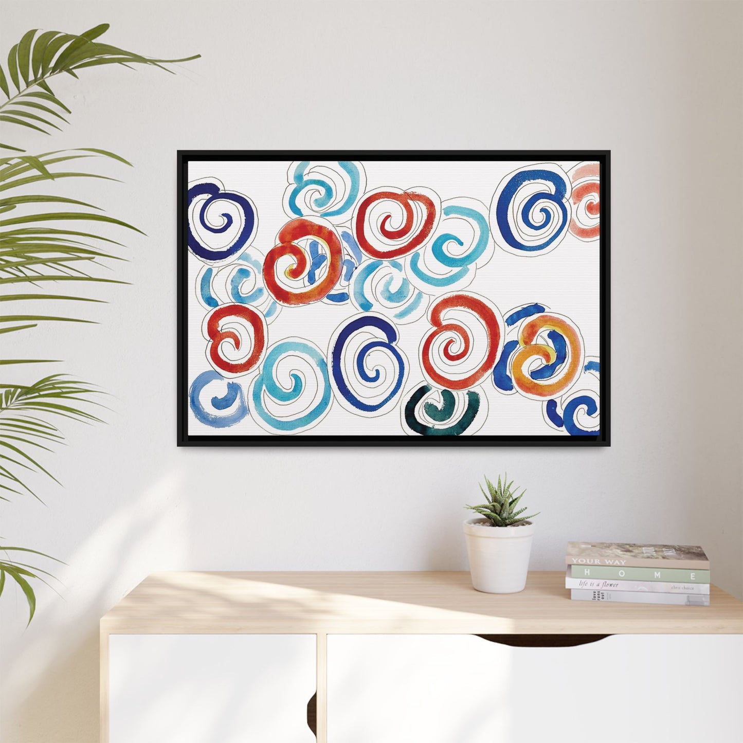 Escargots (1953) by Henri Matisse / Toile encadrée sur caisse américaine