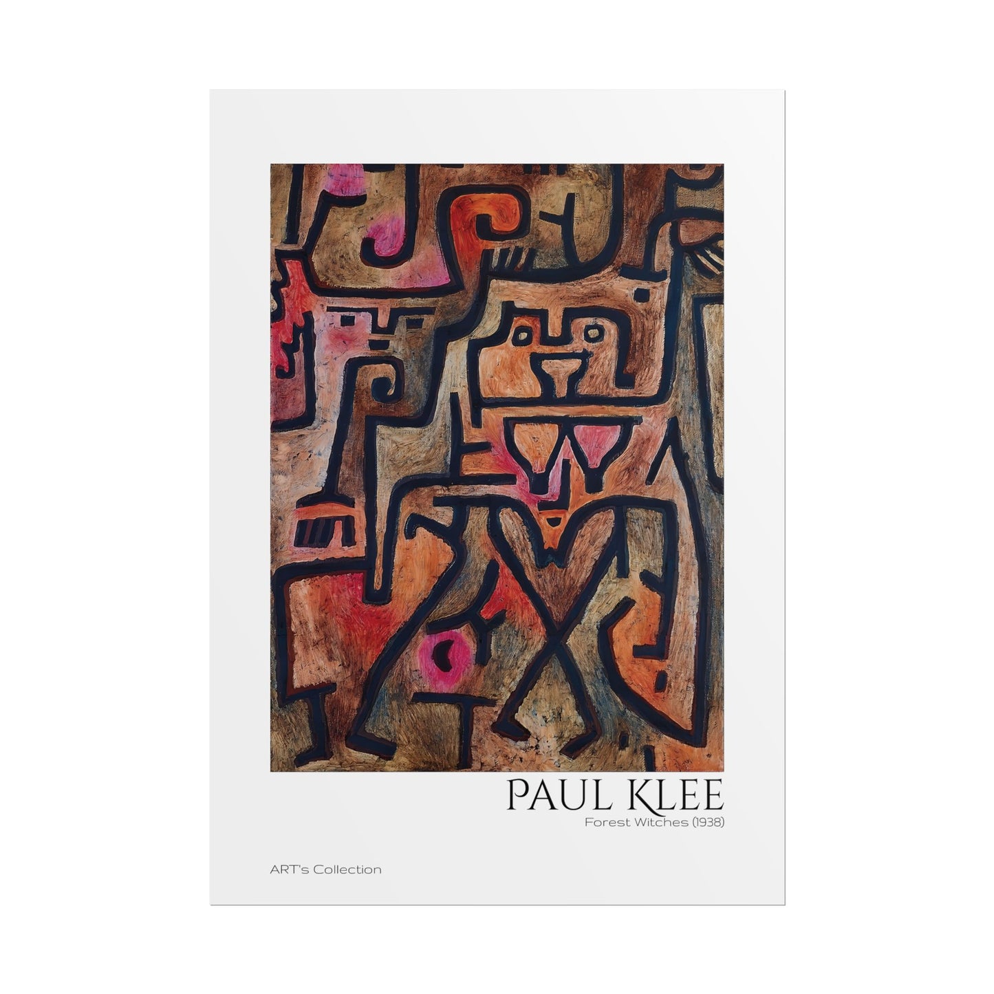 Forest Witches (1938) by Paul Klee / Affiche imprimée - Série ART's Collection