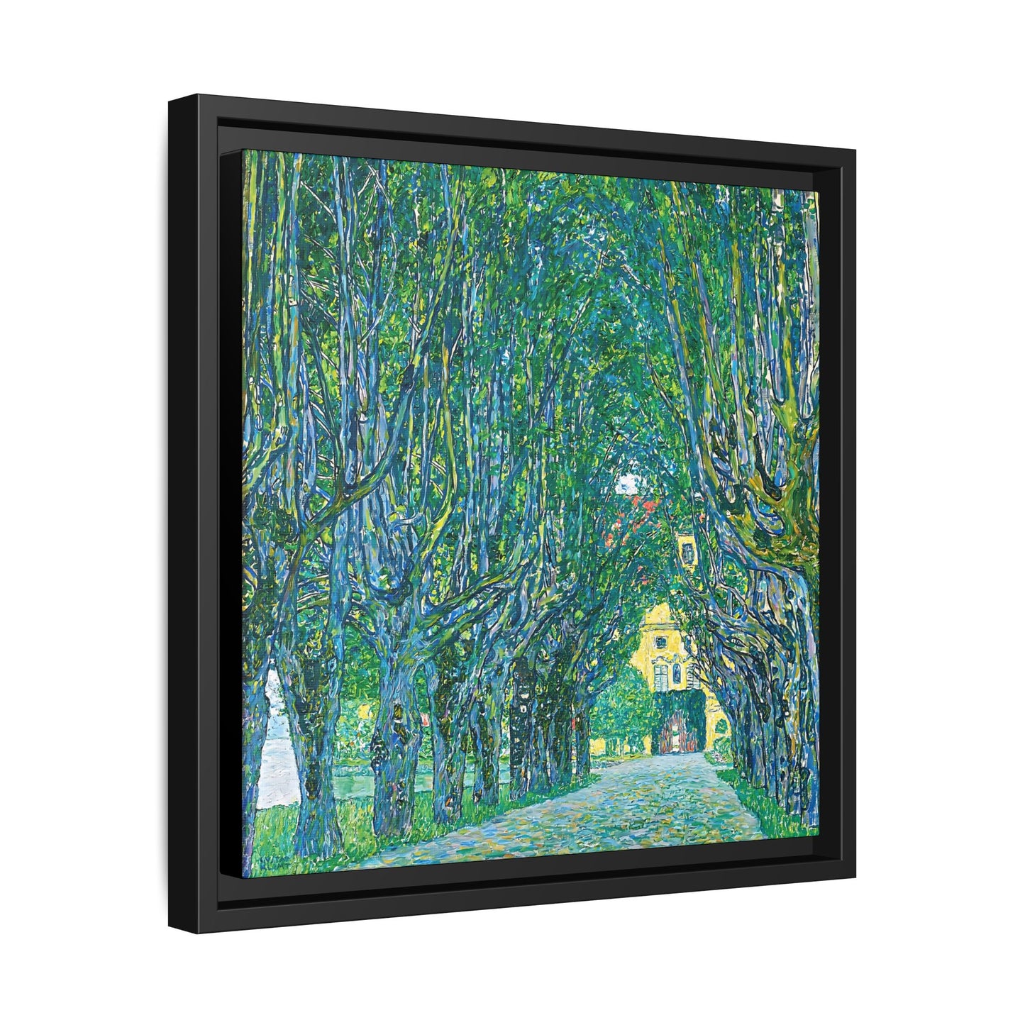 Avenue to the Kammer Castle (1912) by Gustav Klimt / Toile encadrée sur caisse américaine