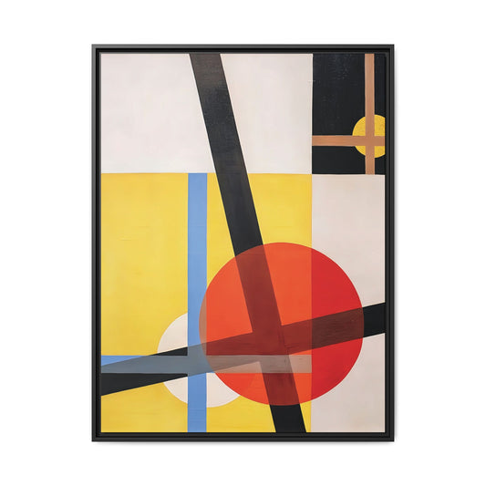 Am 2 (1925) by László Moholy-Nagy / Toile encadrée sur caisse américaine