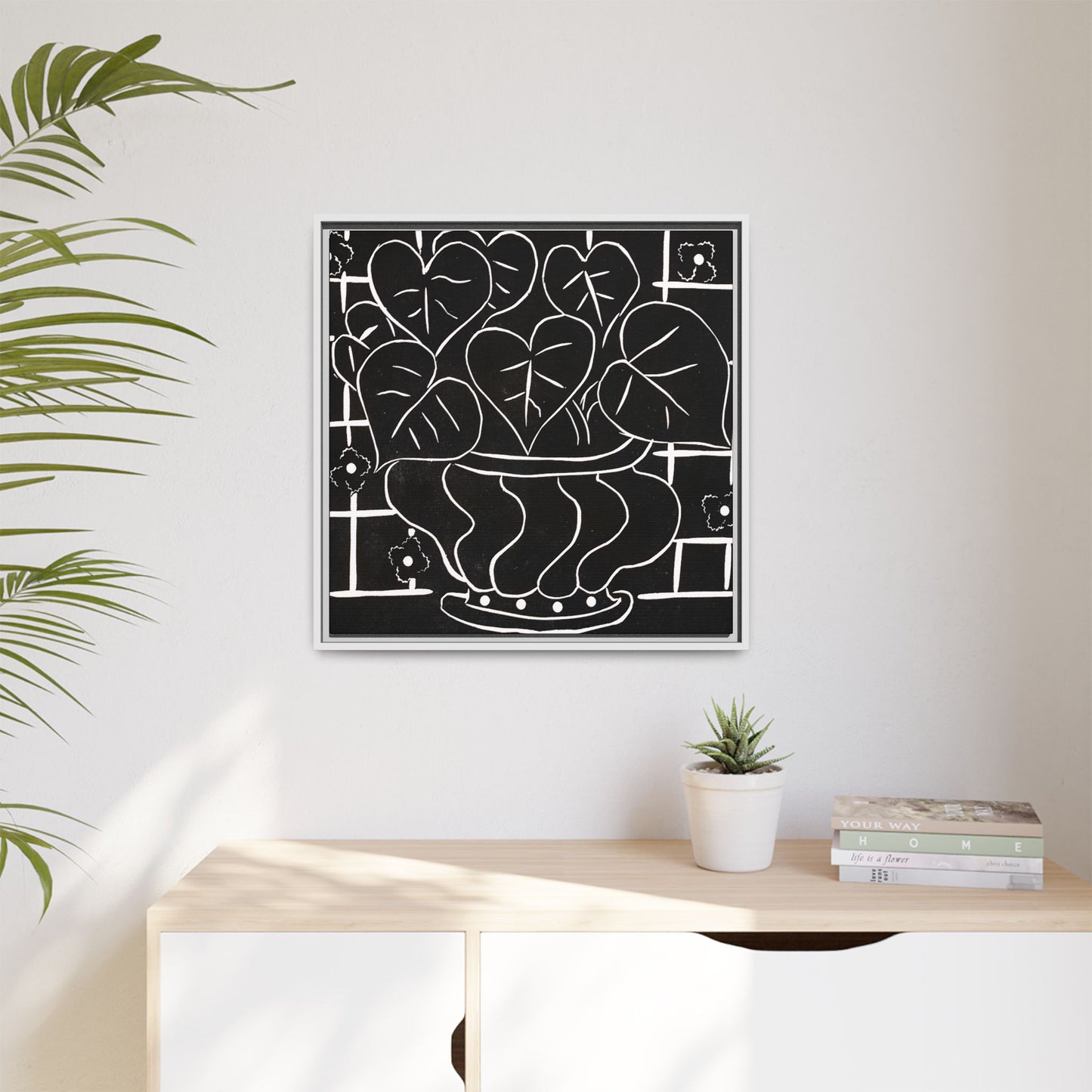 Corbeille de bégonias I (1938) by Henri Matisse / Toile encadrée sur caisse américaine
