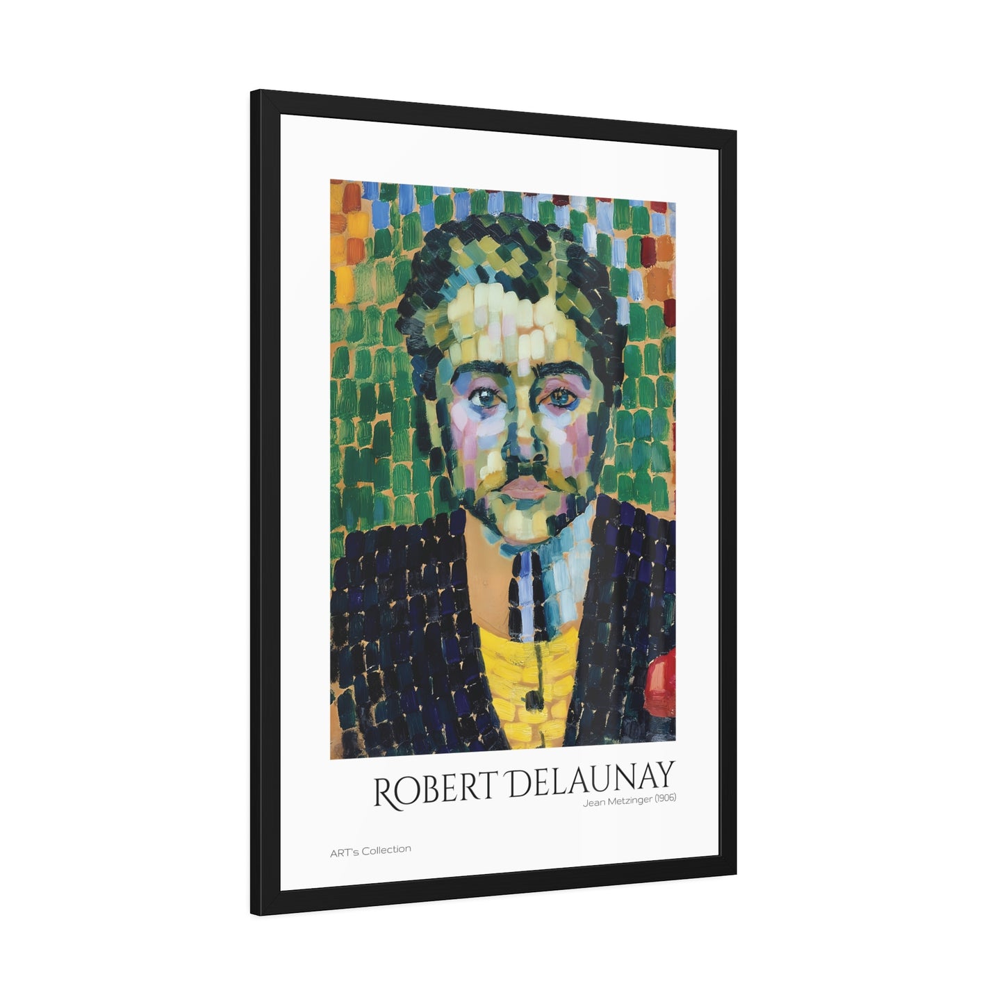 Jean Metzinger (1906) by Robert Delaunay / Affiche Encadrée série ART's Collection