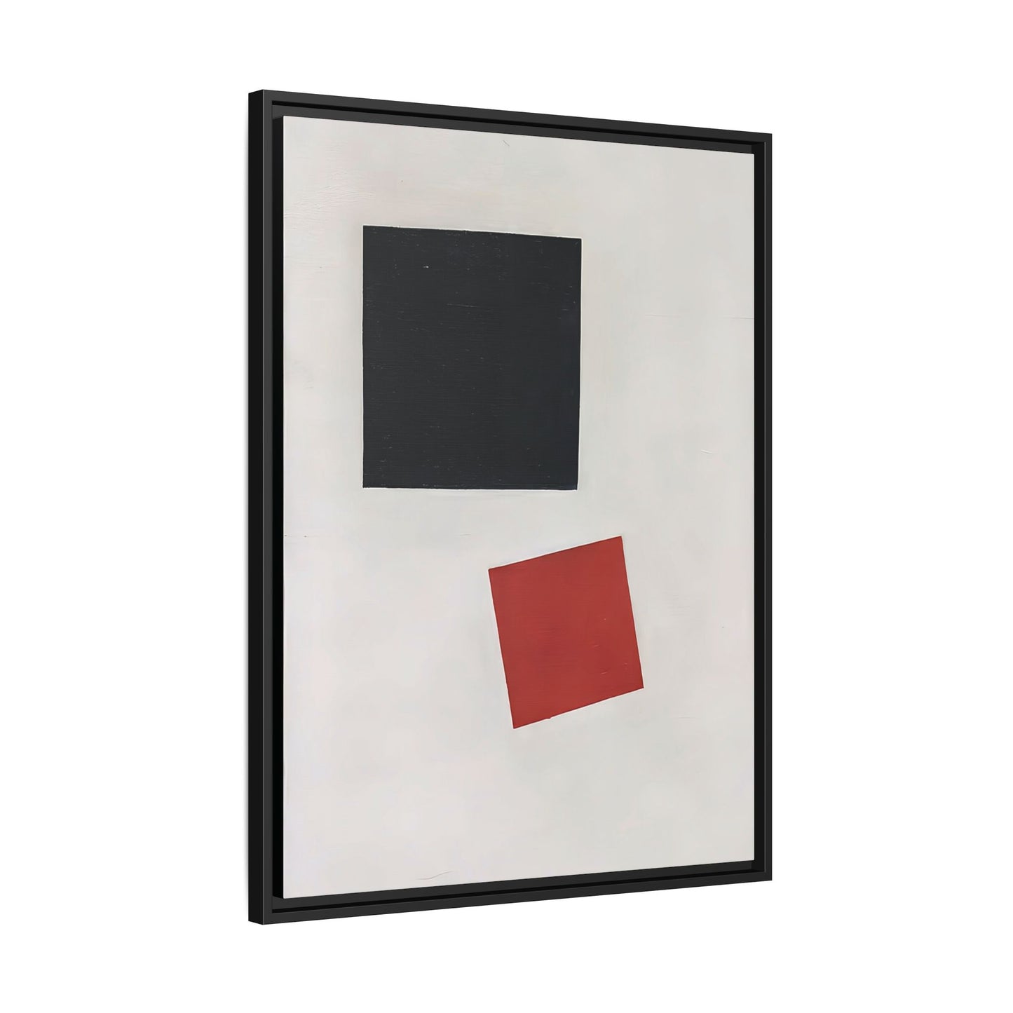 Black Square and Red Square (1915) by Kazimir Malevich / Toile encadrée sur caisse américaine