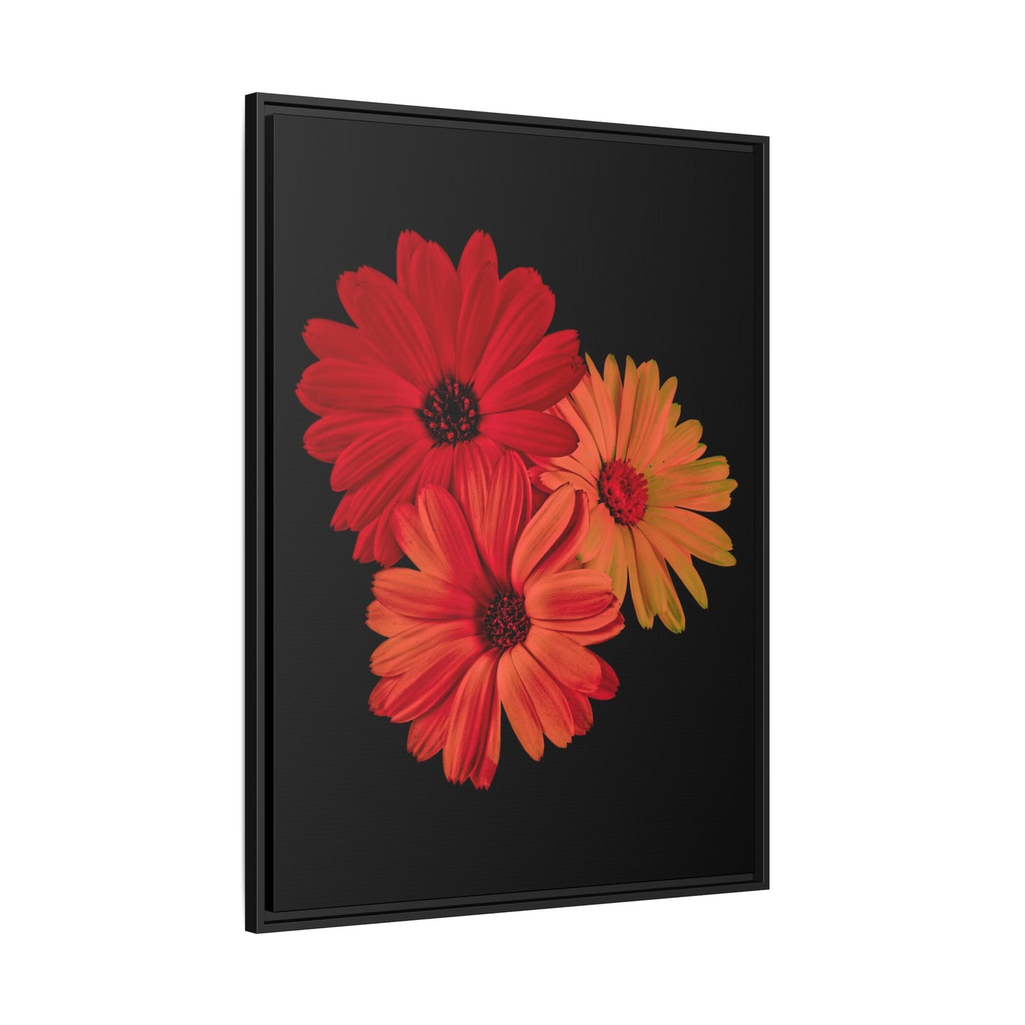Collection Signature "FLORAL Numéro 1" sur Toile encadrée avec caisse américaine