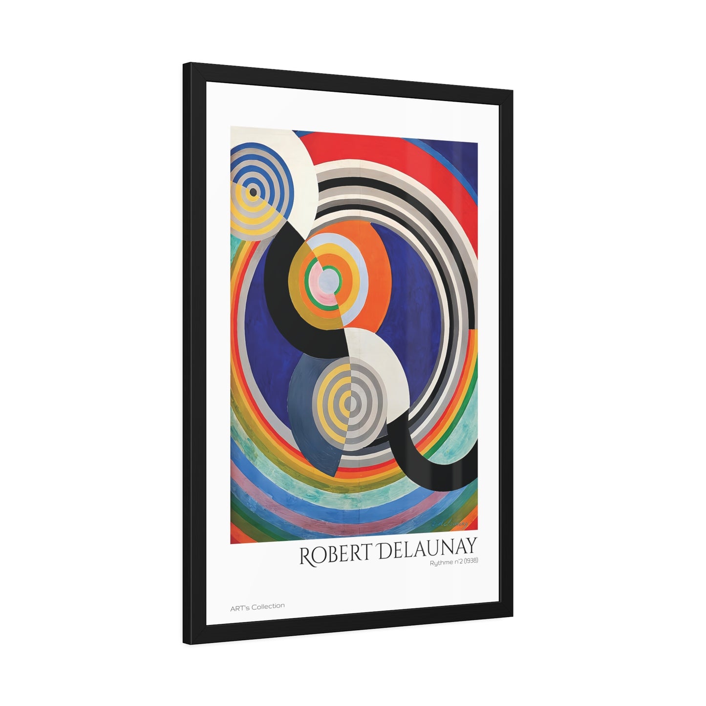 Rythme N.2 (1938) by Robert Delaunay / Affiche Encadrée série ART's Collection