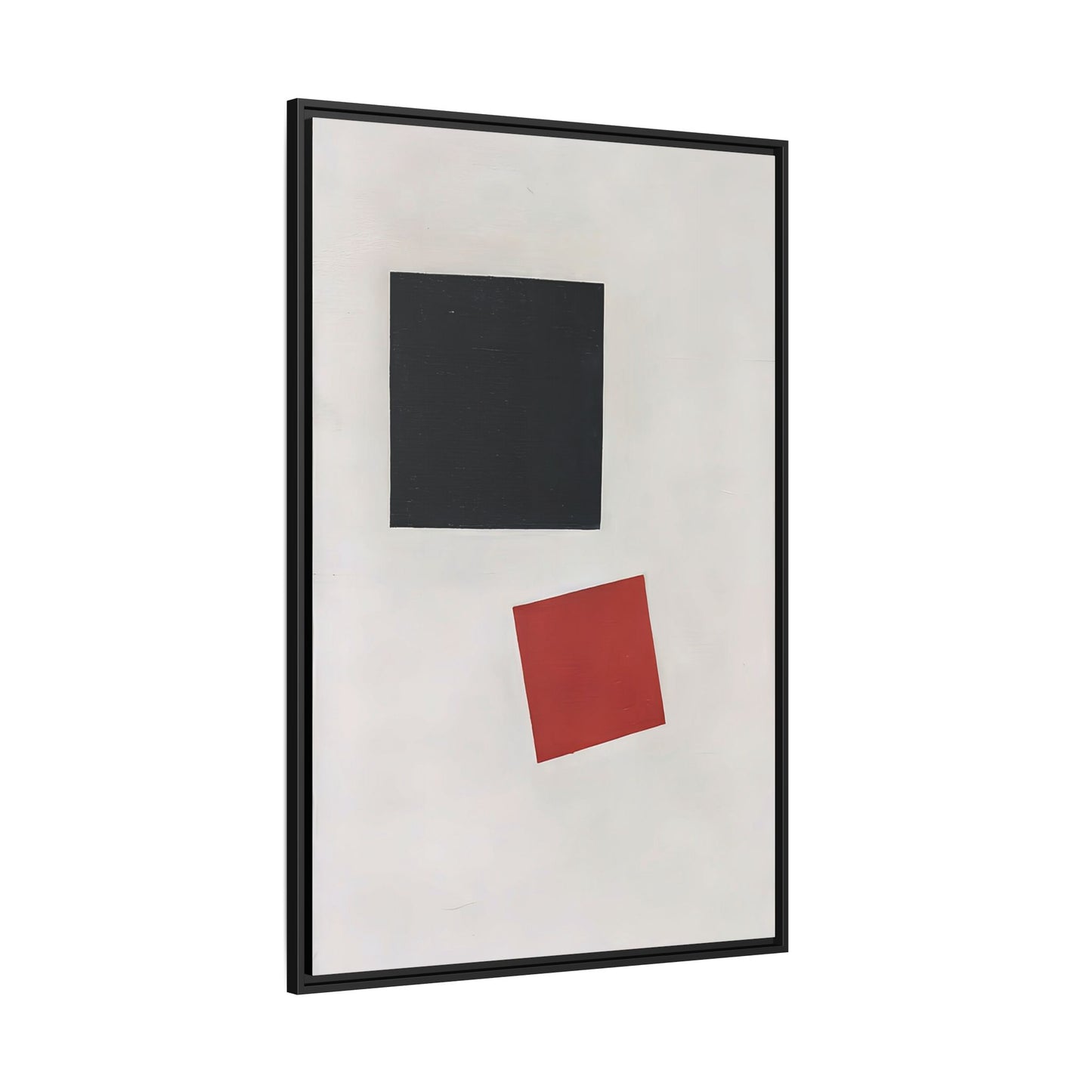 Black Square and Red Square (1915) by Kazimir Malevich / Toile encadrée sur caisse américaine