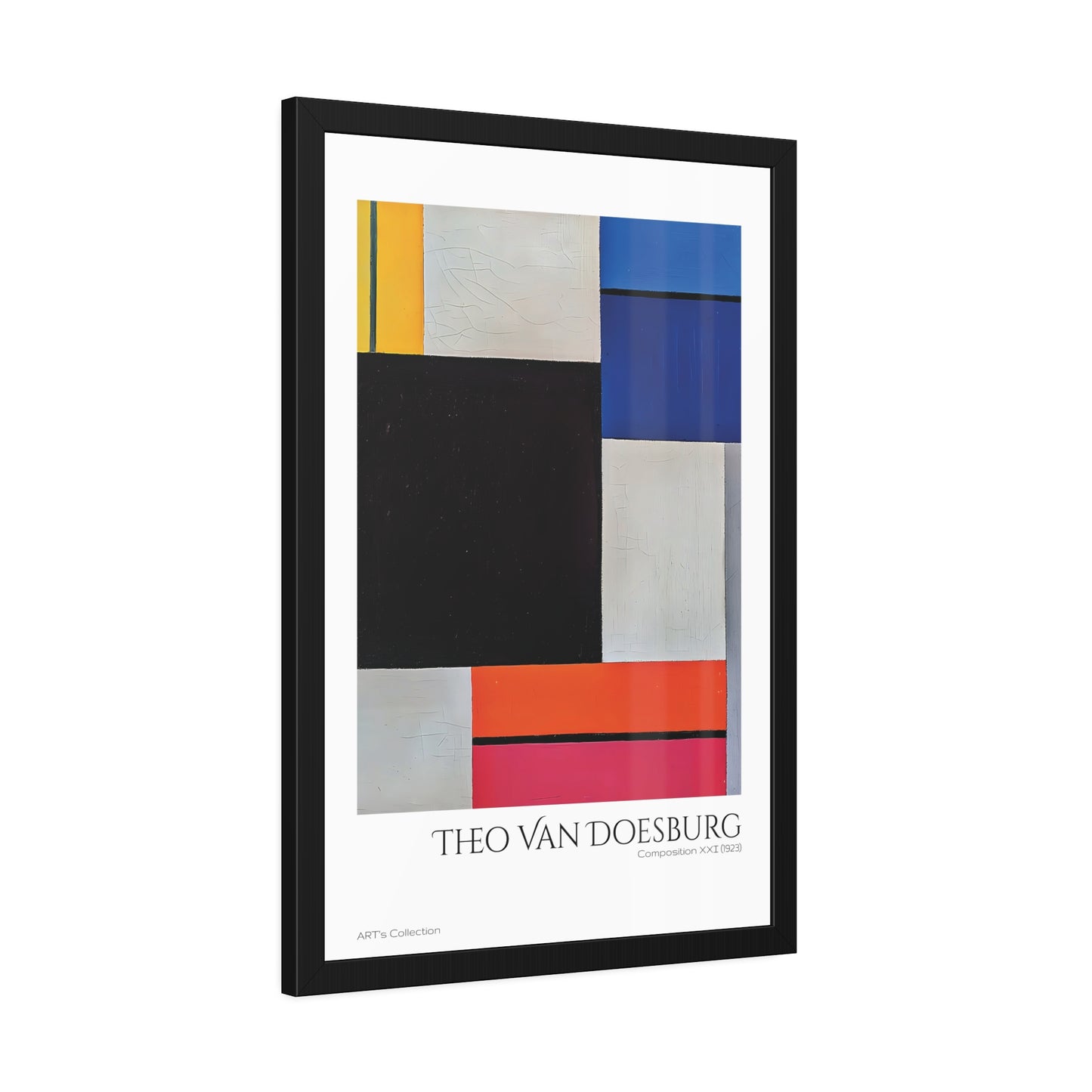 Composition XXI (1923) by Theo Van Doesburg / Affiche Encadrée série ART's Collection