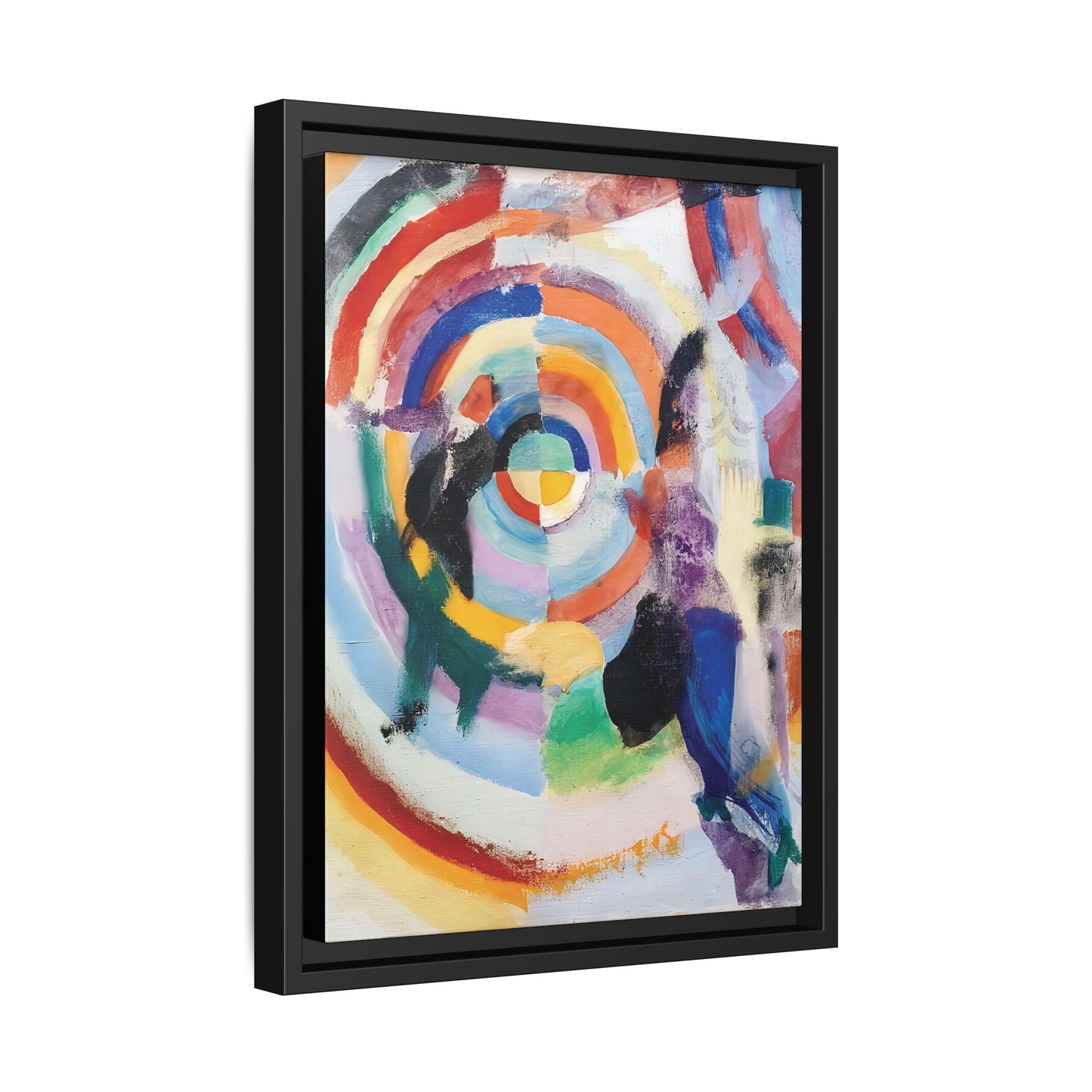 Crimes of Passion (1914) by Robert Delaunay / Toile encadrée sur caisse américaine