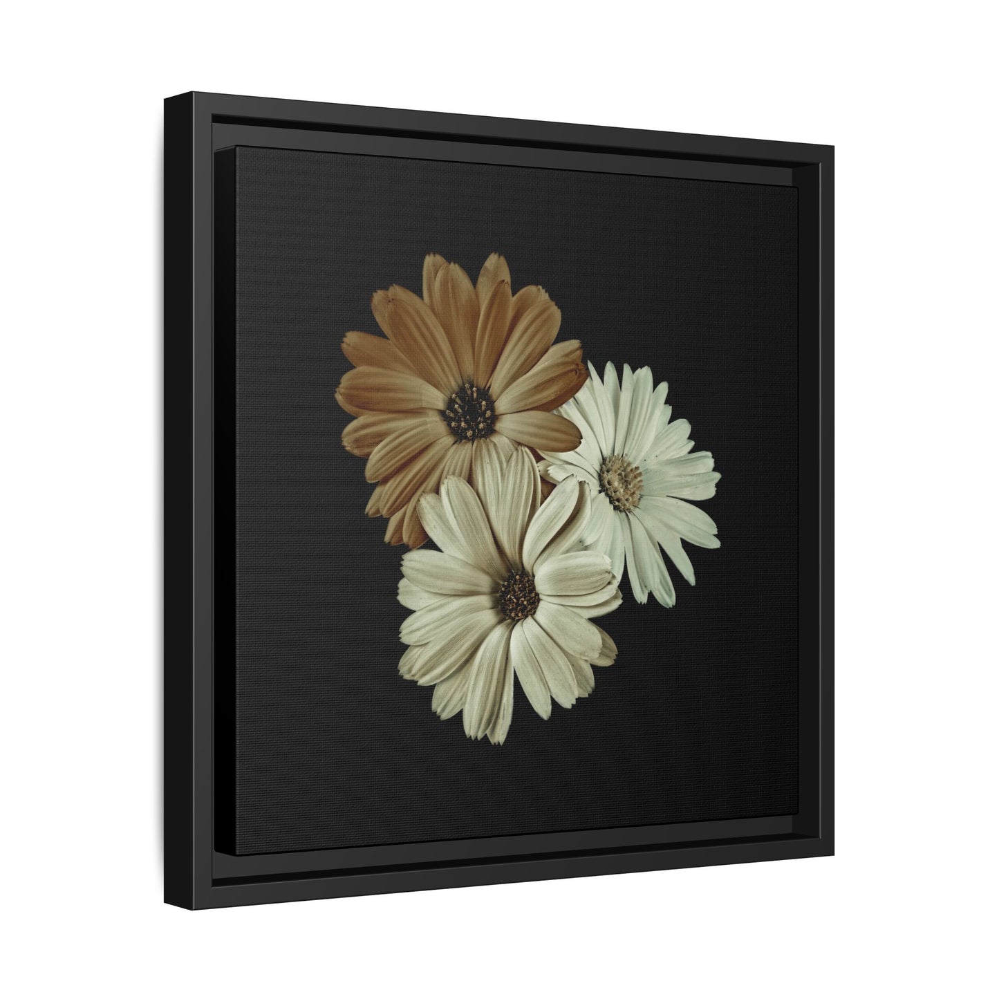 Collection Signature "FLORAL Numéro 3" sur Toile encadrée avec caisse américaine