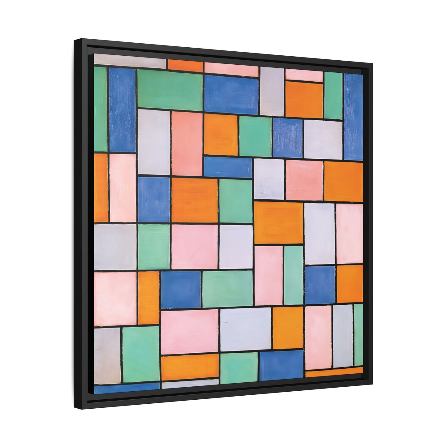 Composition in dissonances (1919) by Theo van Doesburg / Toile encadrée sur caisse américaine