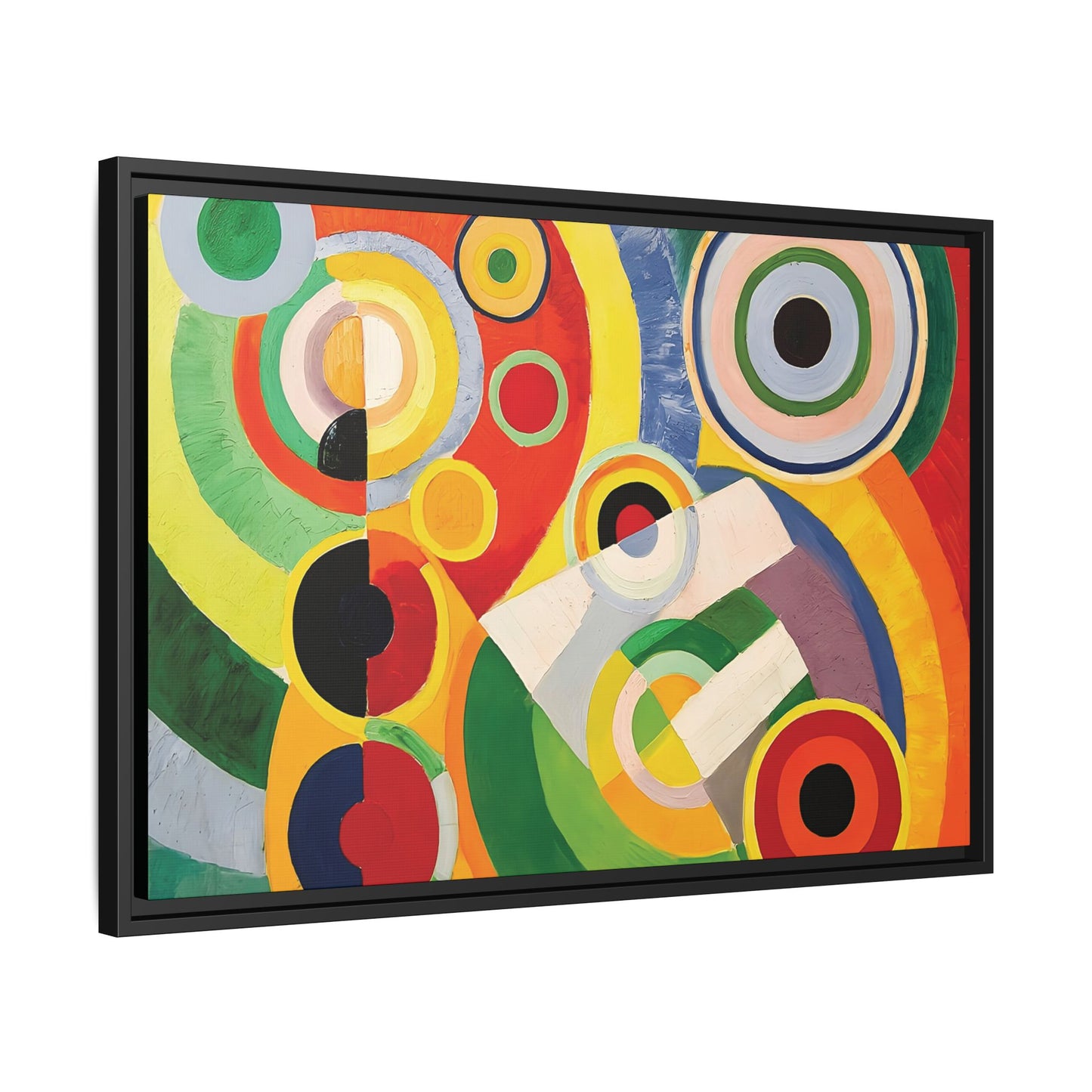 Rythme, Joie de vivre (1930) by Robert Delaunay / Toile encadrée sur caisse américaine
