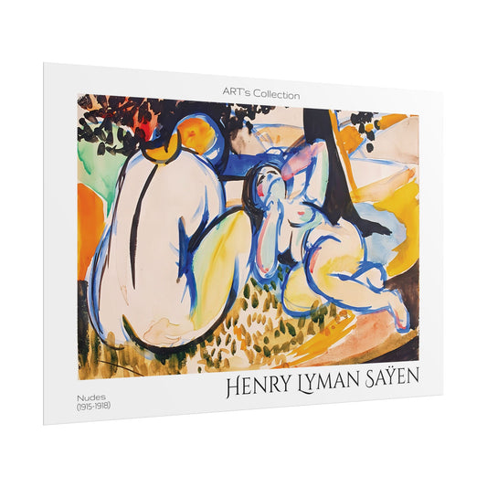Nudes (1915-1918) by Henry Lyman Saÿen / Affiche imprimée - Série ART's Collection