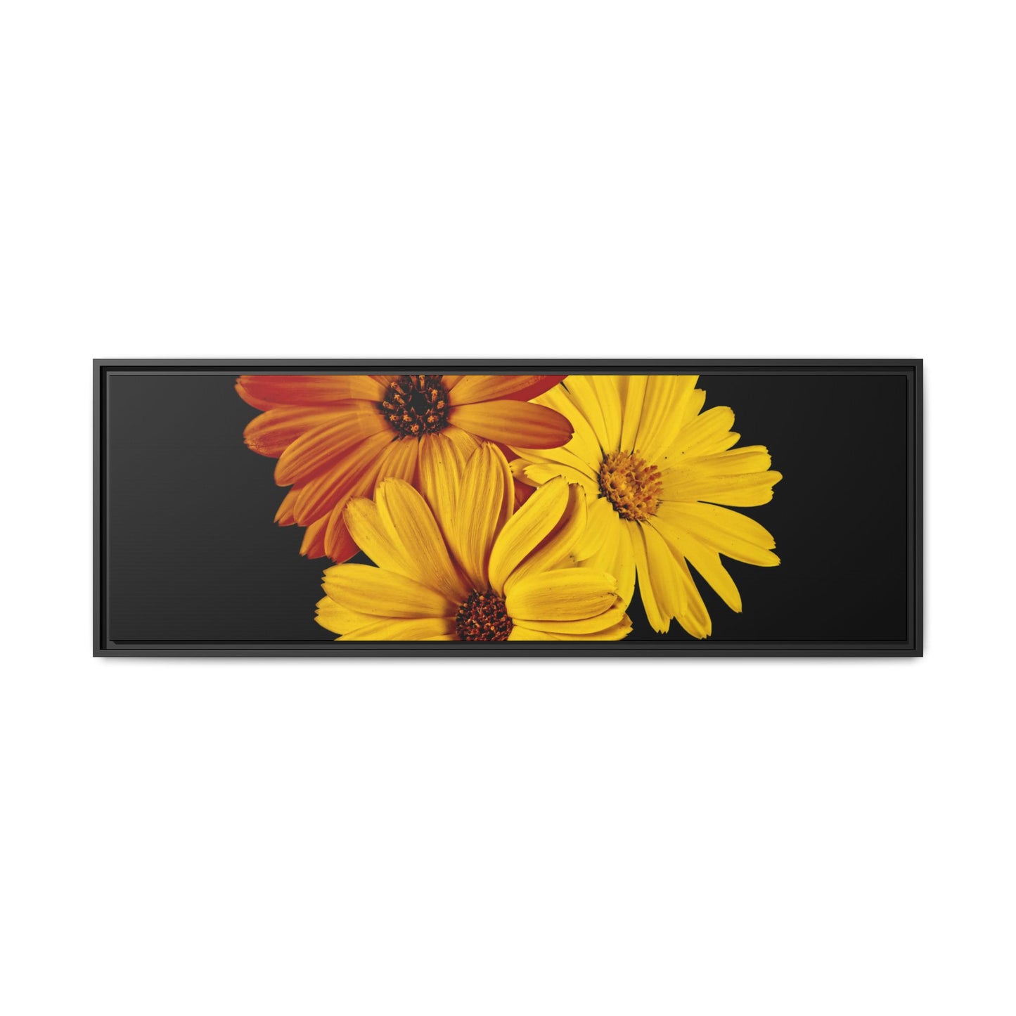 Collection Signature "FLORAL Numéro 4" sur Toile encadrée avec caisse américaine