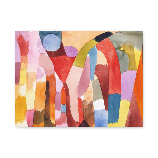 Movement of Vaulted Chambers (1915) by Paul Klee / Reproduction Fine Art sur Toile / Epaisseur 3,2cm - 1'25 po