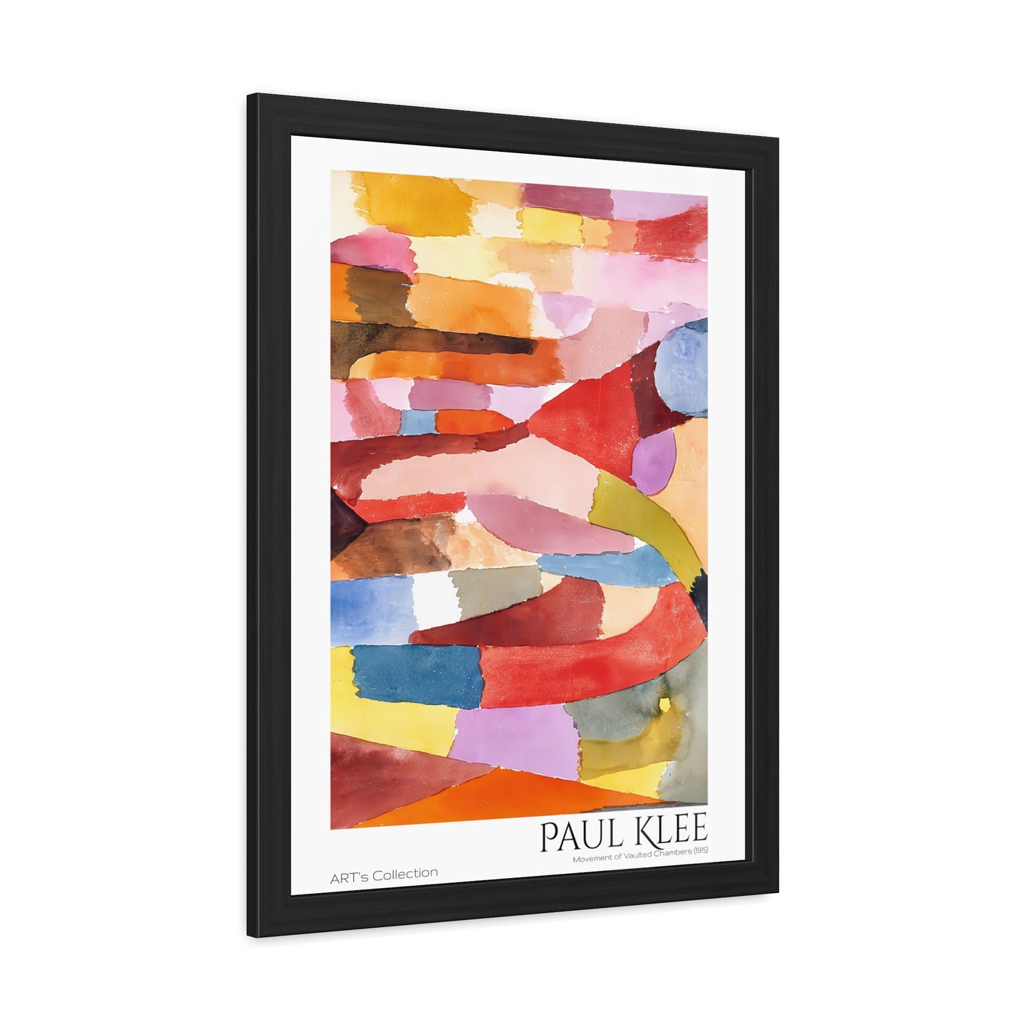 Movement of Vaulted Chambers (1915) by Paul Klee / Affiche Encadrée série ART's Collection
