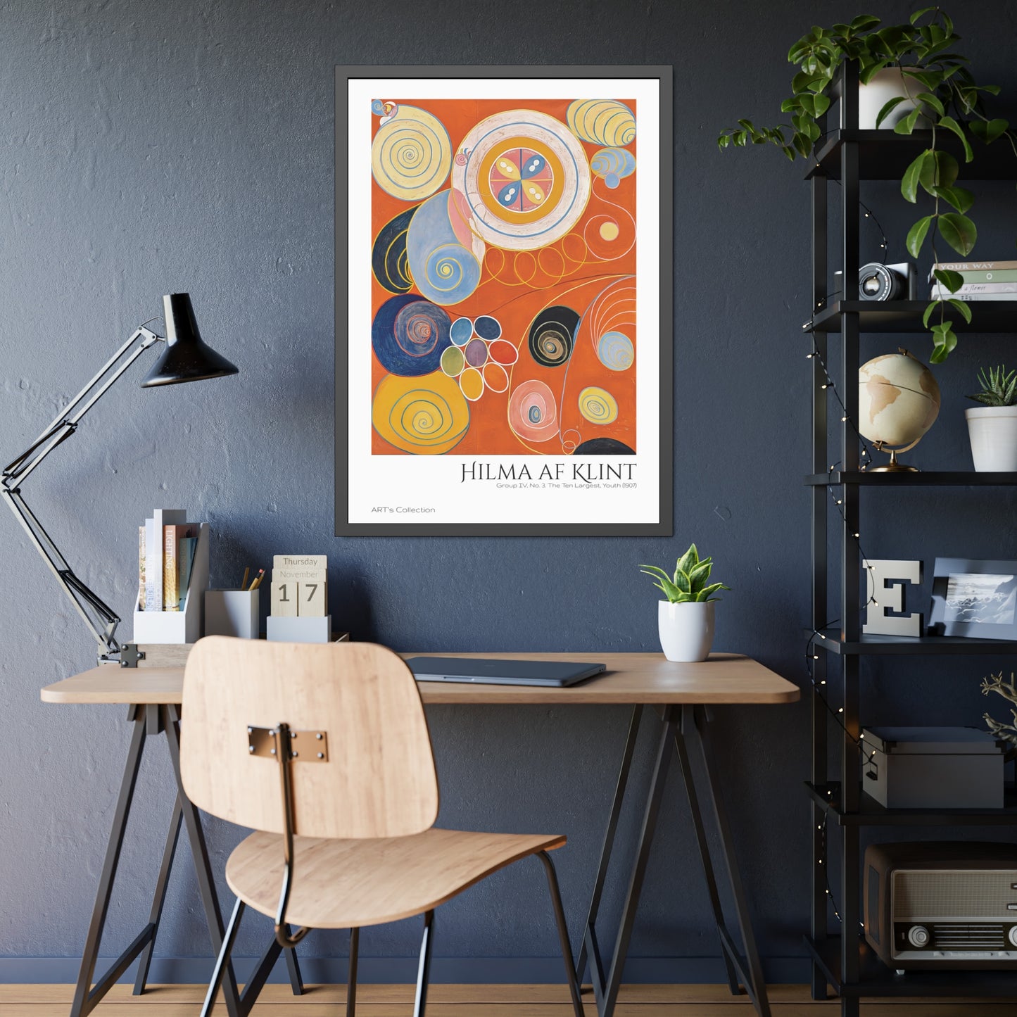 Group IV, No. 3. The Ten Largest, Youth (1907) by Hilma af Klint / Affiche Encadrée série ART's Collection