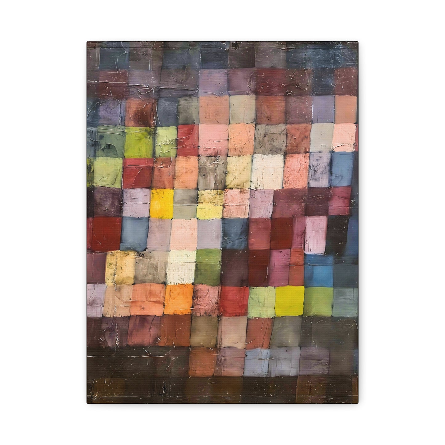 Ancient Sound (1925) by Paul Klee / Reproduction Fine Art sur Toile / Large Epaisseur 3.2 cm - 1.25 inch
