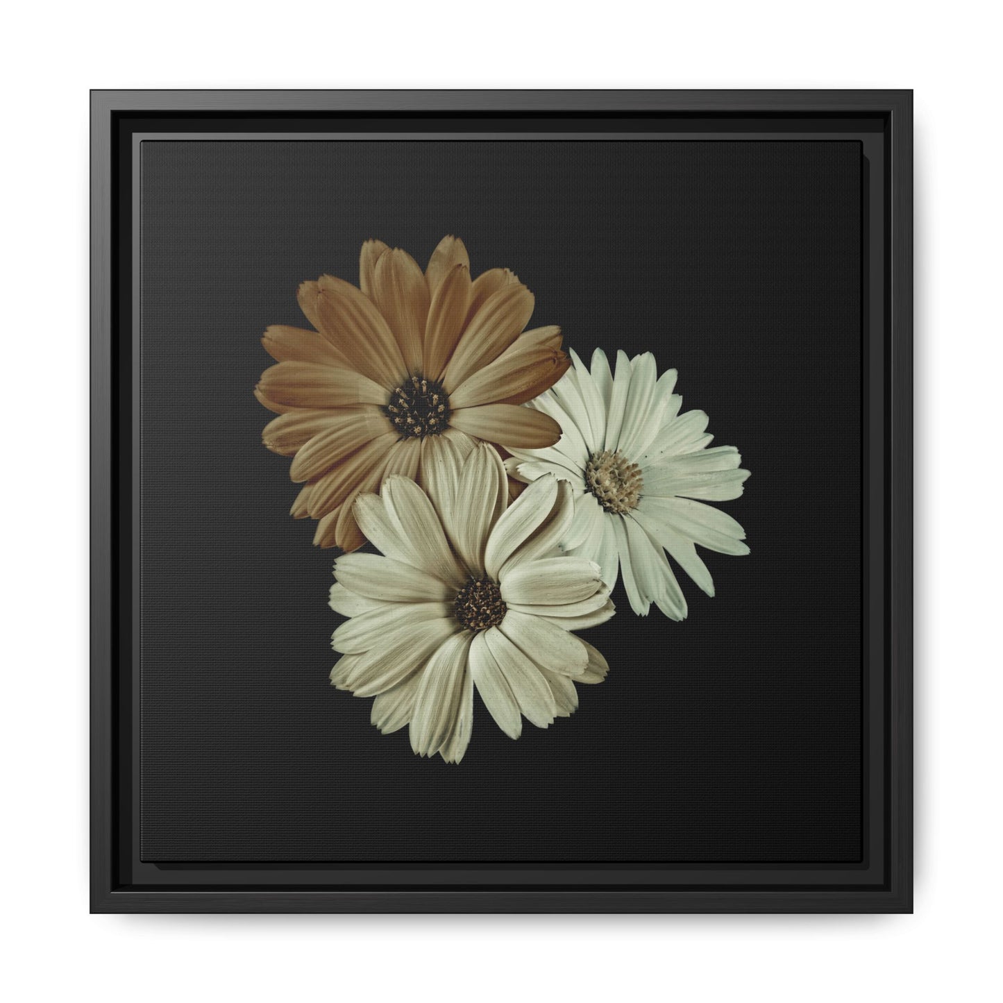 Collection Signature "FLORAL Numéro 3" sur Toile encadrée avec caisse américaine