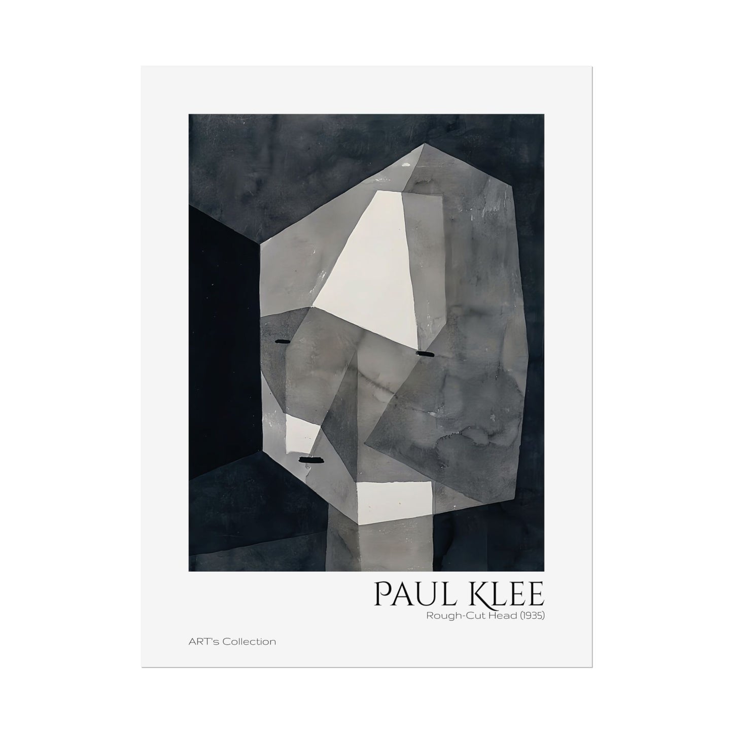 Rough-Cut Head (1935) by Paul Klee / Affiche imprimée - Série ART's Collection