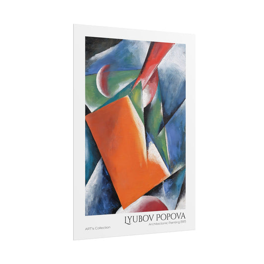 Architectonic Painting (1917) by Lyubov Popova / Affiche imprimée - Série ART's Collection