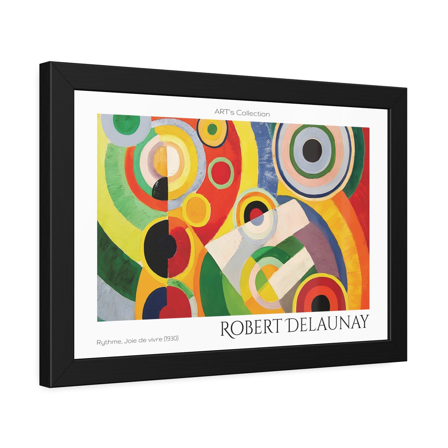 Rythme, Joie de vivre (1930) by Robert Delaunay / Affiche Encadrée série ART's Collection