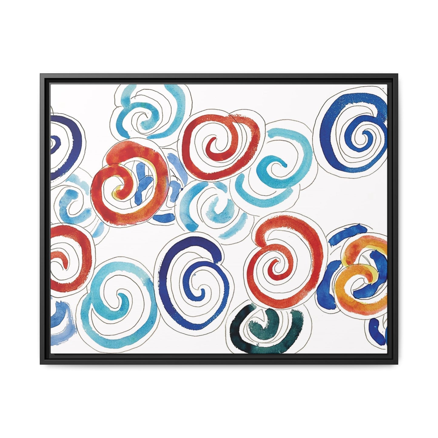 Escargots (1953) by Henri Matisse / Toile encadrée sur caisse américaine