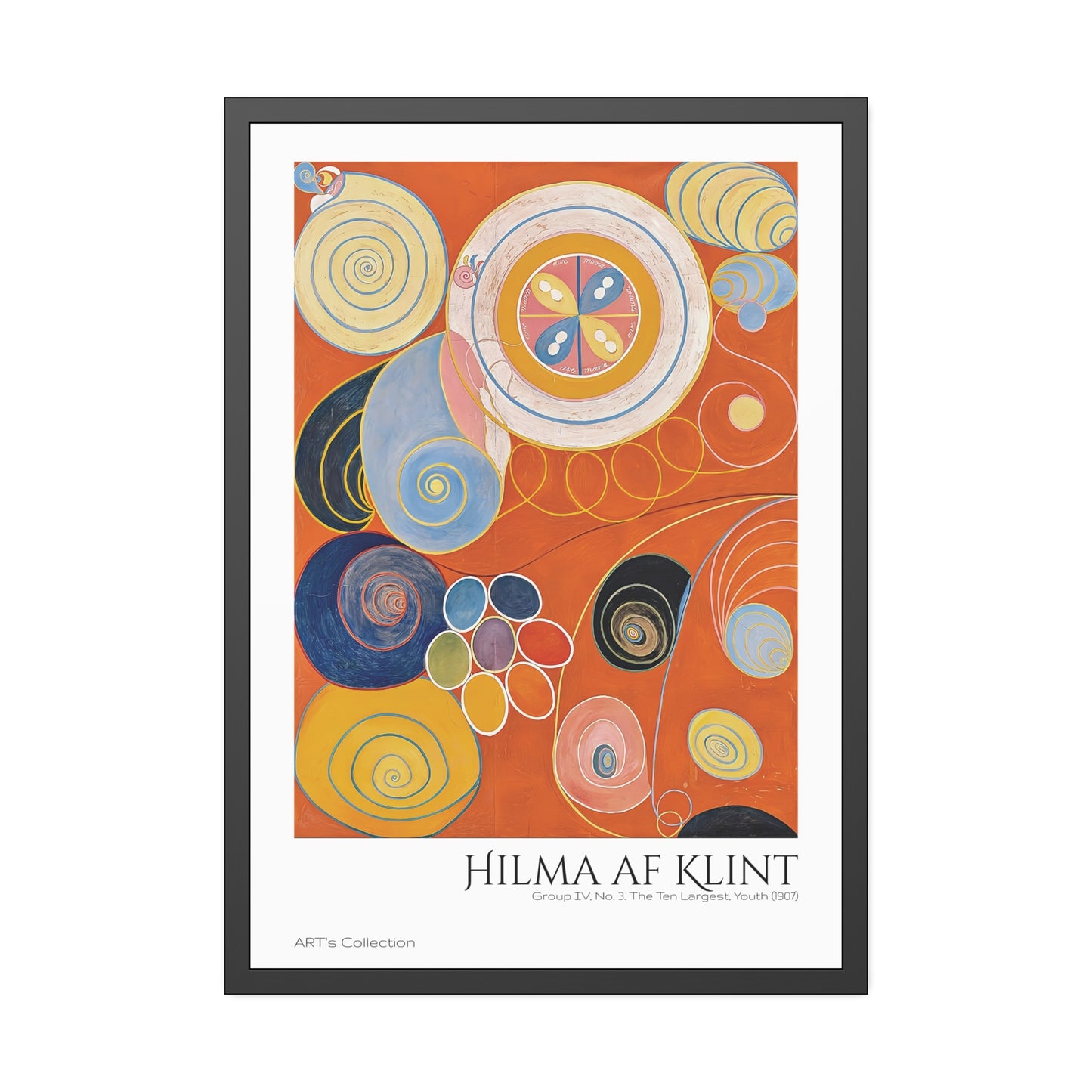 Group IV, No. 3. The Ten Largest, Youth (1907) by Hilma af Klint / Affiche Encadrée série ART's Collection
