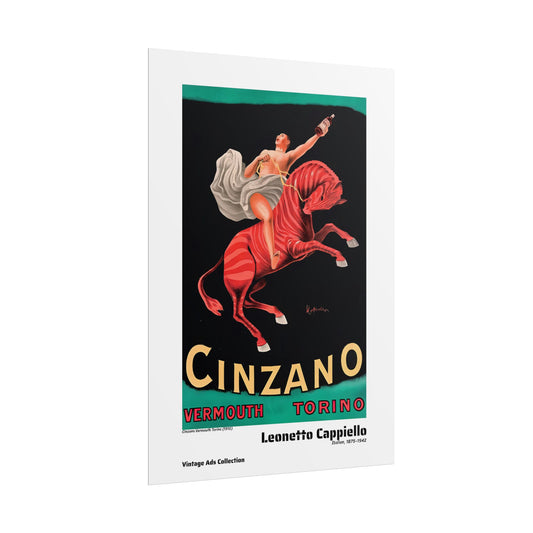 Cinzano Vermouth Torino (1910) by Leonetto Cappiello / Affiche imprimée - Série Vintage Ads Collection