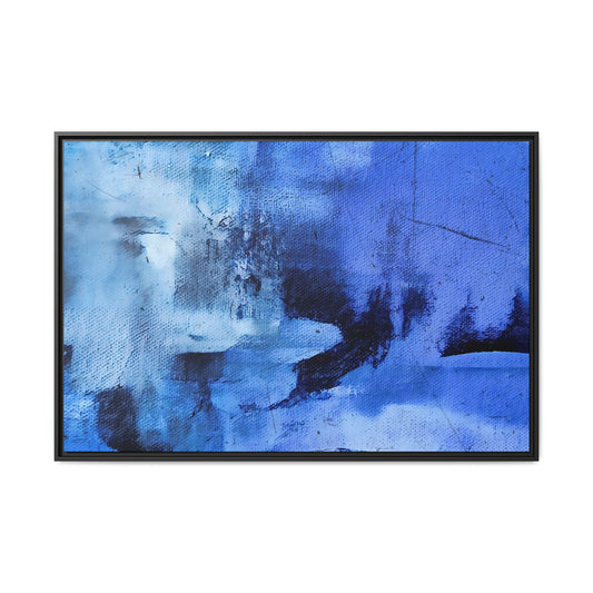 Tableau Graphic Seychelles "Série Sign Collections" / Toile encadrée sur caisse américaine