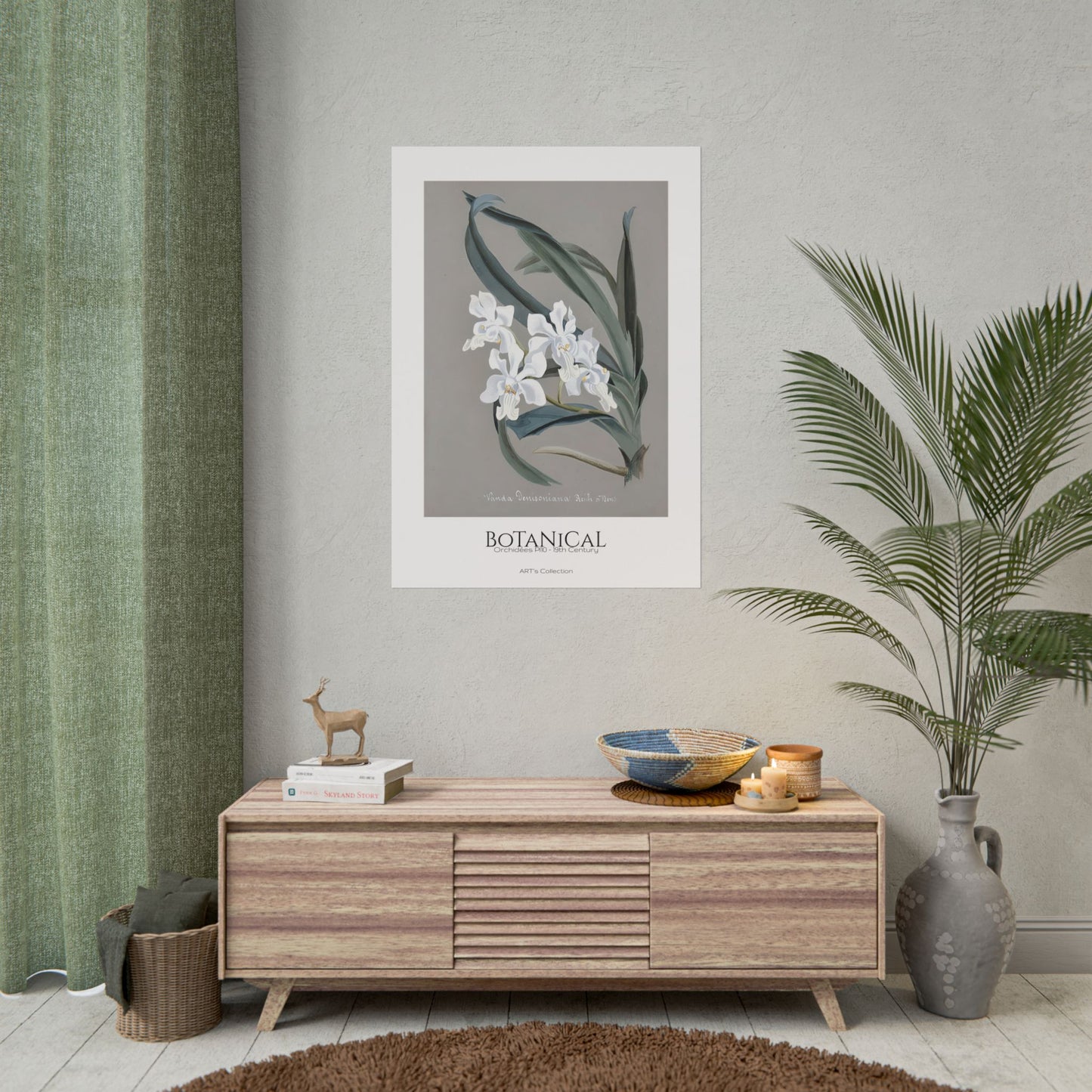 Botanical - Orchidées Pl.10 (19th Century) / Affiche imprimée - Série ART's Collection
