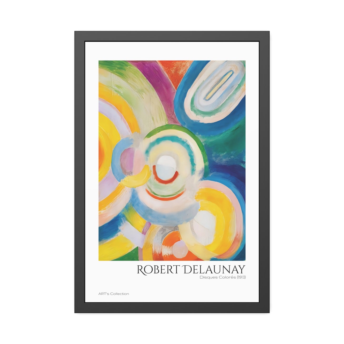 Disques Colorés (1913) by Robert Delaunay / Affiche Encadrée série ART's Collection