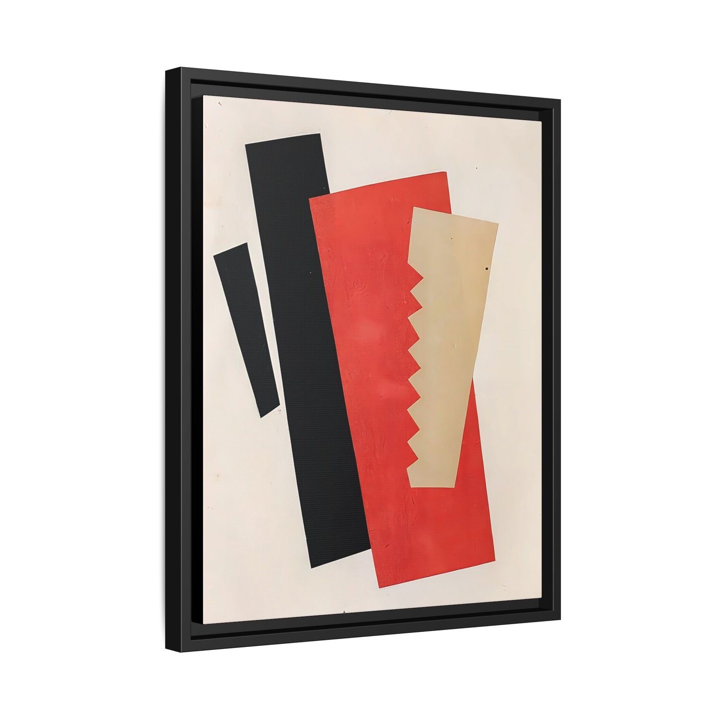 Composition Red-Black-Gold (1920) by El Lissitzky / Toile encadrée sur caisse américaine