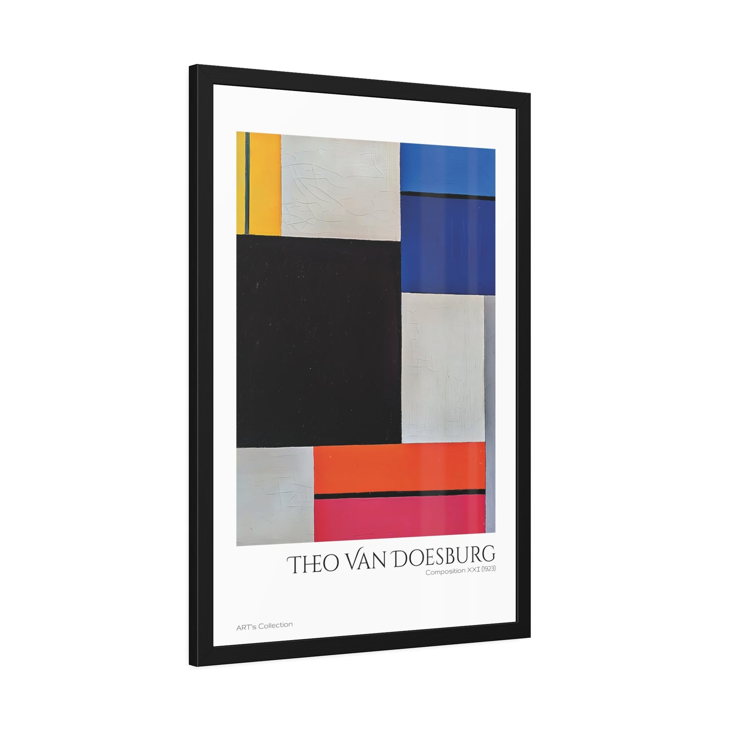 Composition XXI (1923) by Theo Van Doesburg / Affiche Encadrée série ART's Collection