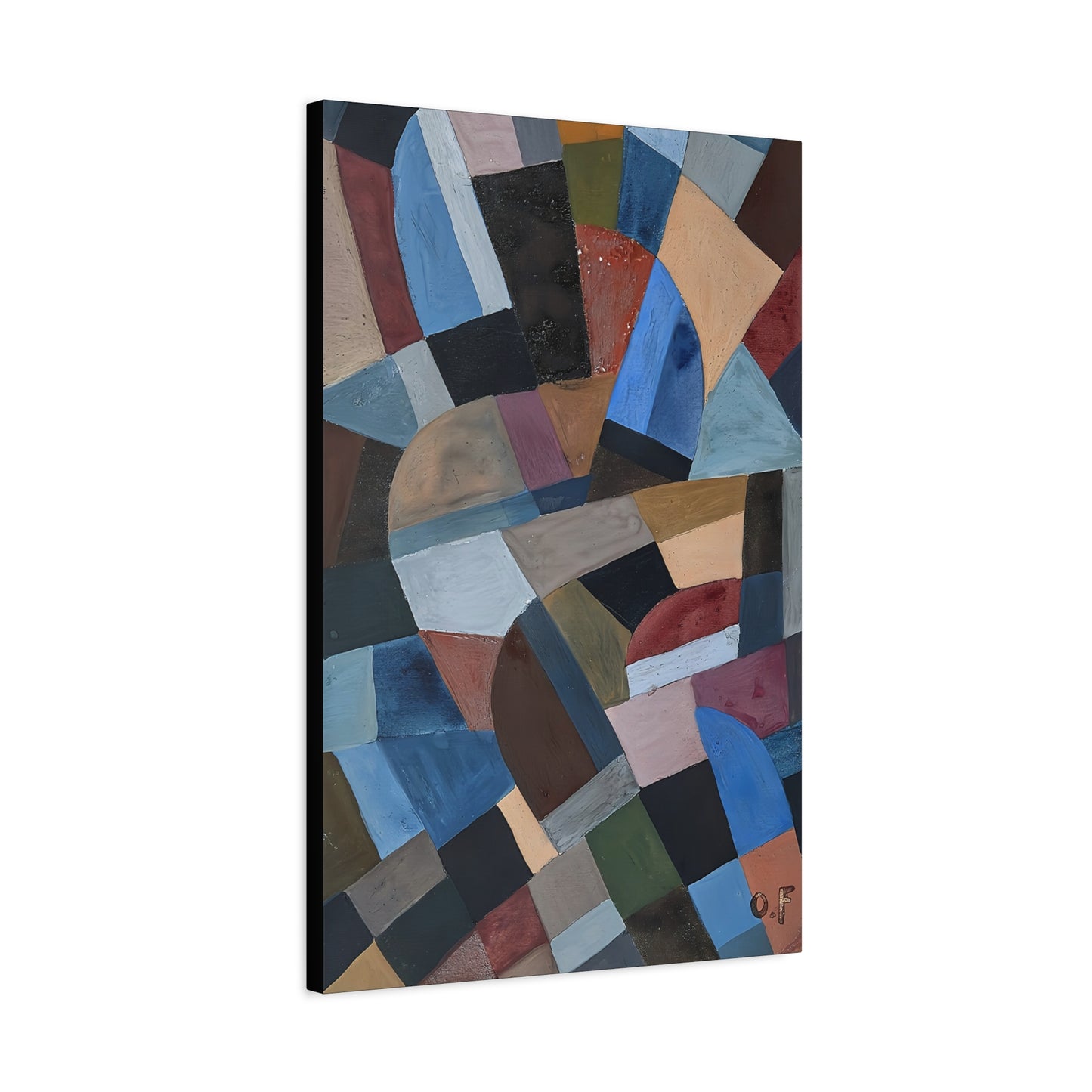 Composition by Otto Freundlich / Reproduction Fine Art sur Toile / Epaisseur 3.2 cm - 1.25 inch