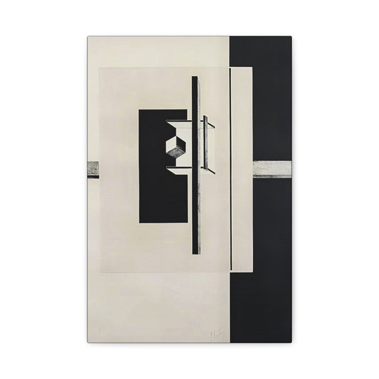 Kestnermappe Proun, Rob-1. Levnis and Chapman GmbH Hannover #7 (1923) by El Lissitzky / Reproduction Fine Art sur Toile / 3.2 cm - 1.25 inch