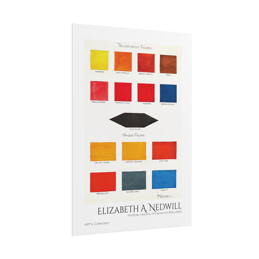 Portfolio, Historic Ornament Pl 39 (ca 1900) by Elizabeth A. Nedwill / Affiche imprimée - Série ART's Collection