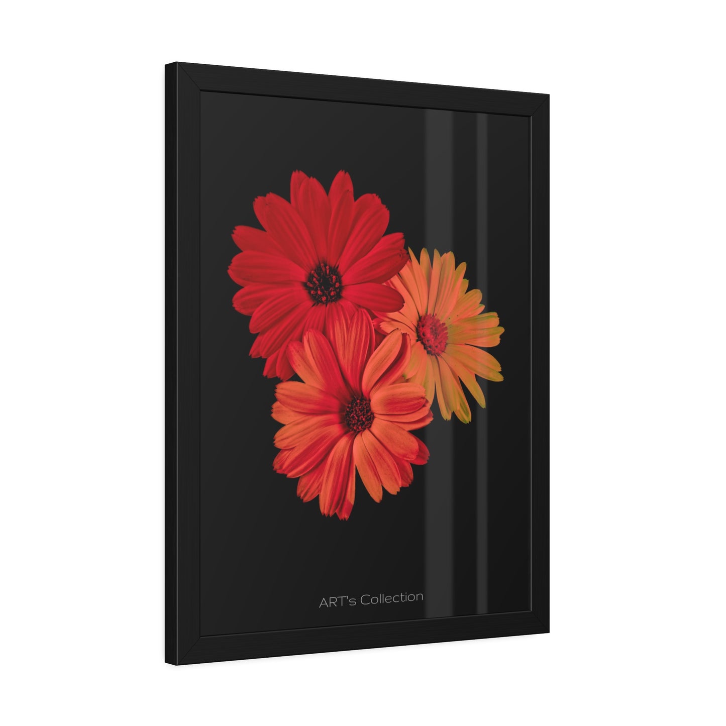 Collection Signature "FLORAL Numéro 1" sur Affiche Encadrée série ART's Collection