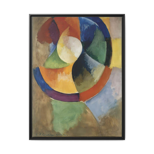 Formes circulaires, Soleil Numéro 2 (1912-13) by Robert Delaunay / Toile encadrée sur caisse américaine